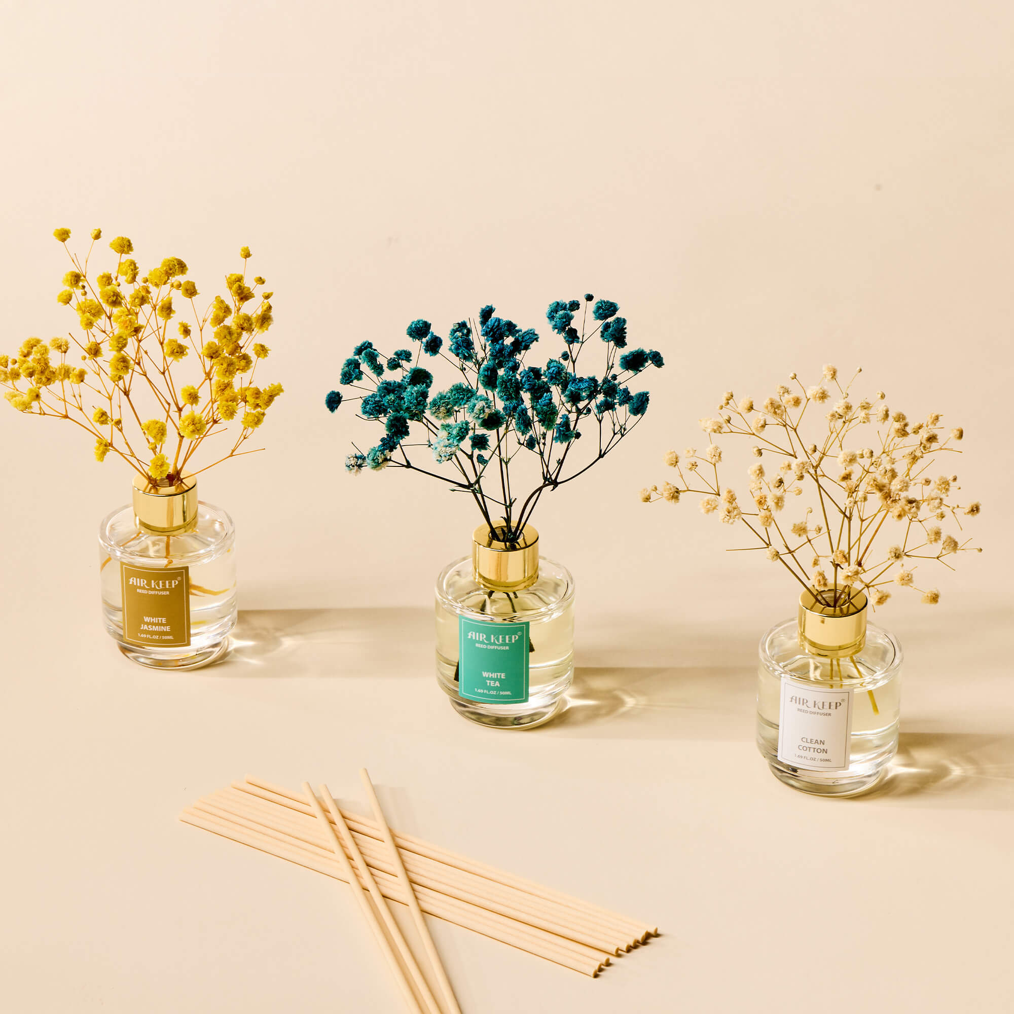 Airkeep Reed Diffuser Set of 3-CWW