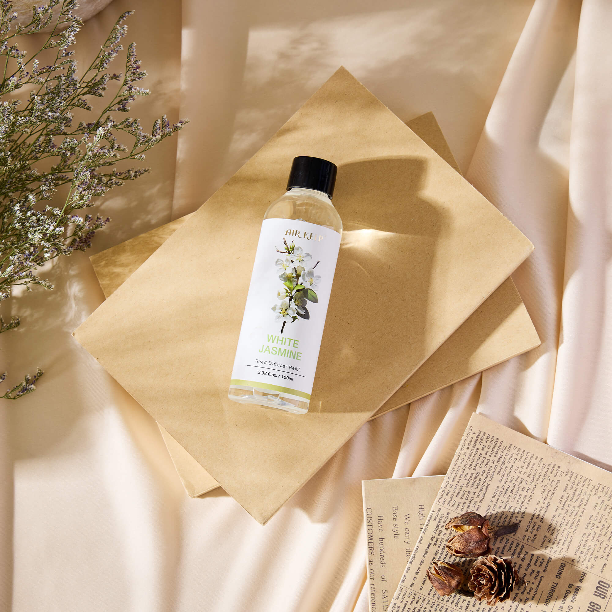 Airkeep White Jasmine Reed Diffuser Oil Refill