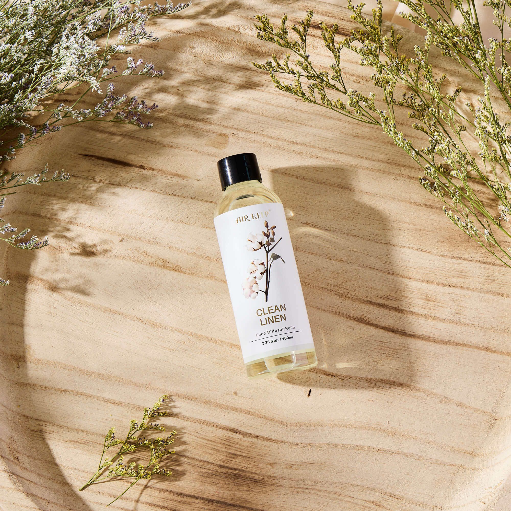Airkeep Clean Linen Reed Diffuser Oil Refill