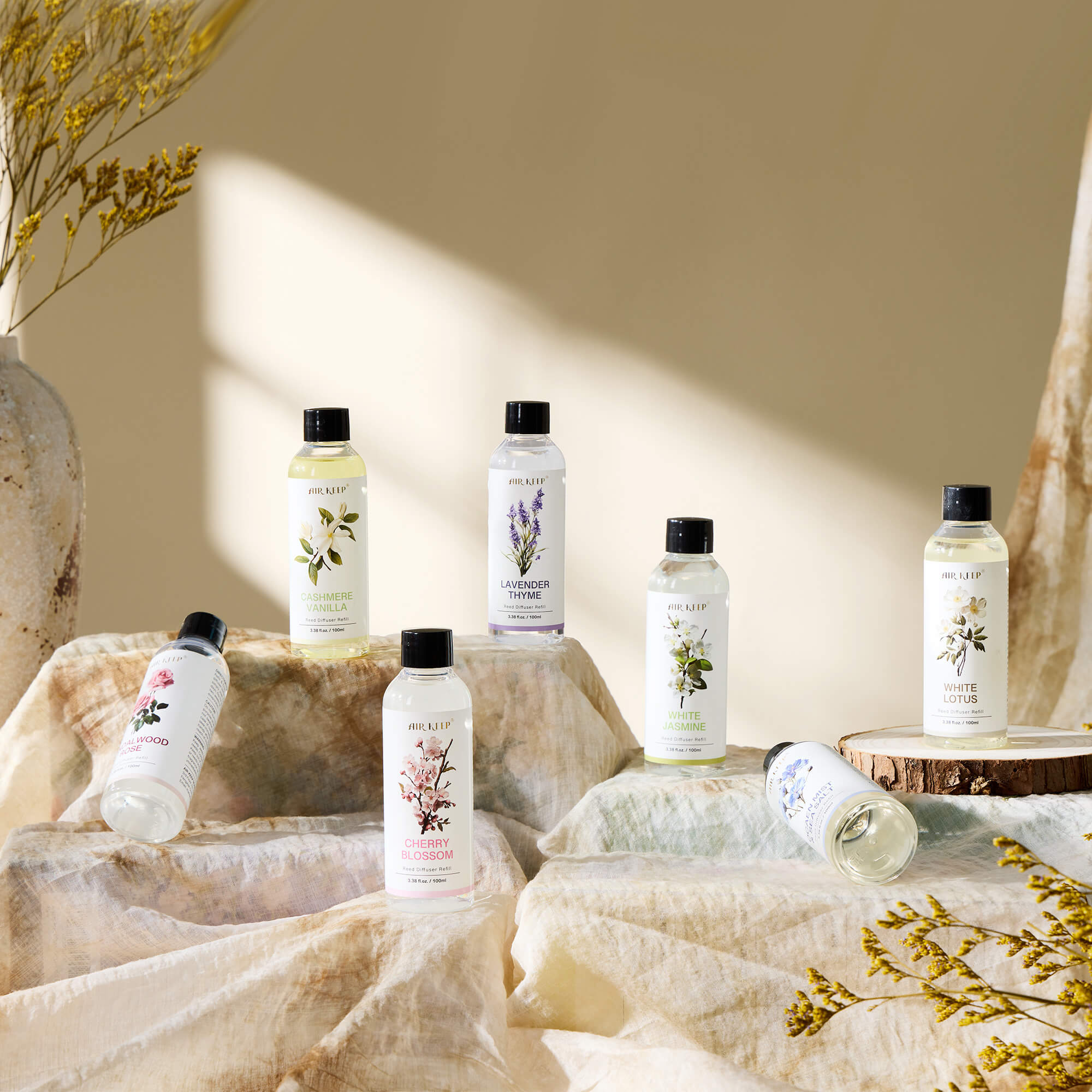 Airkeep Cashmere Vanilla Reed Diffuser Oil Refill