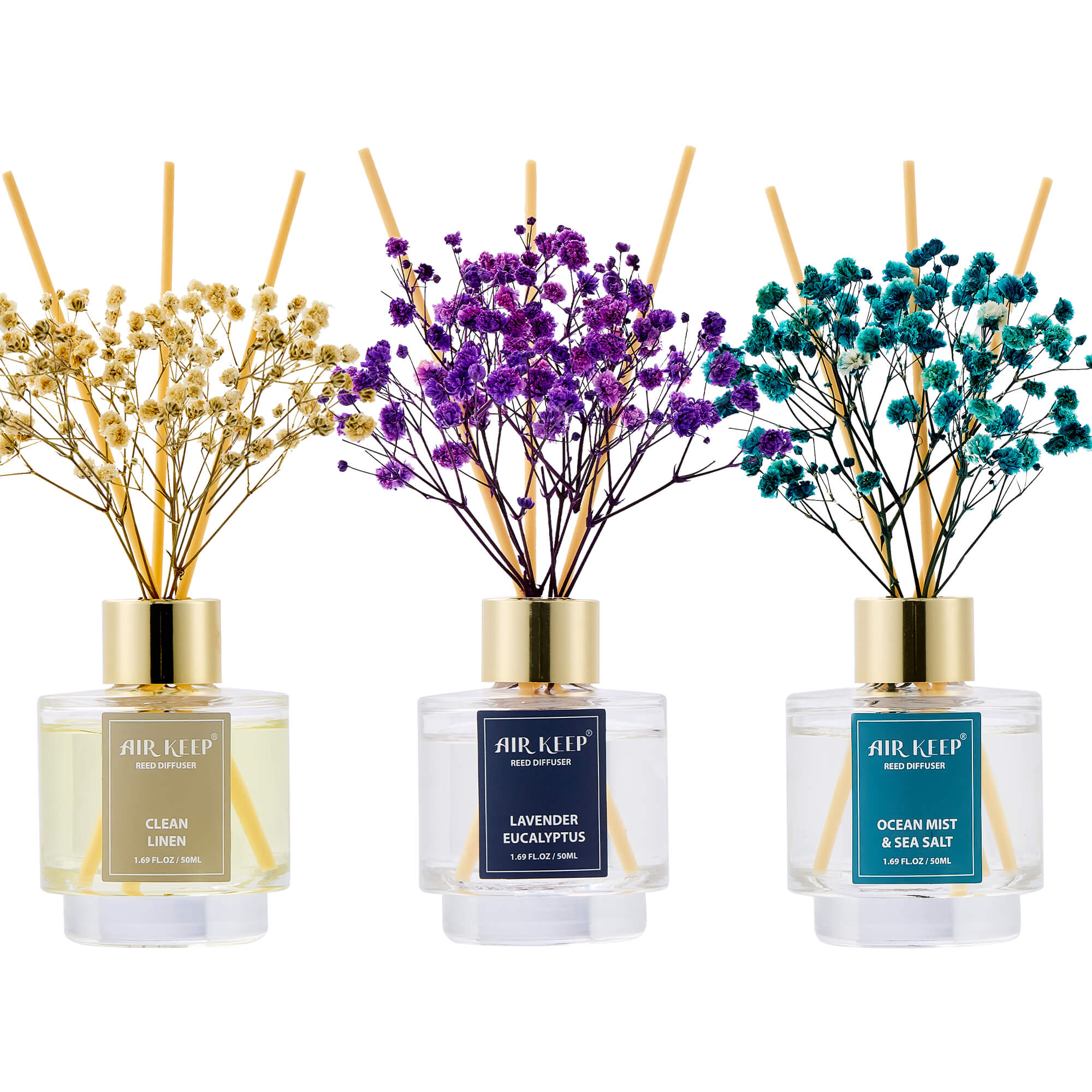 Airkeep Reed Diffuser Set of 3-COL