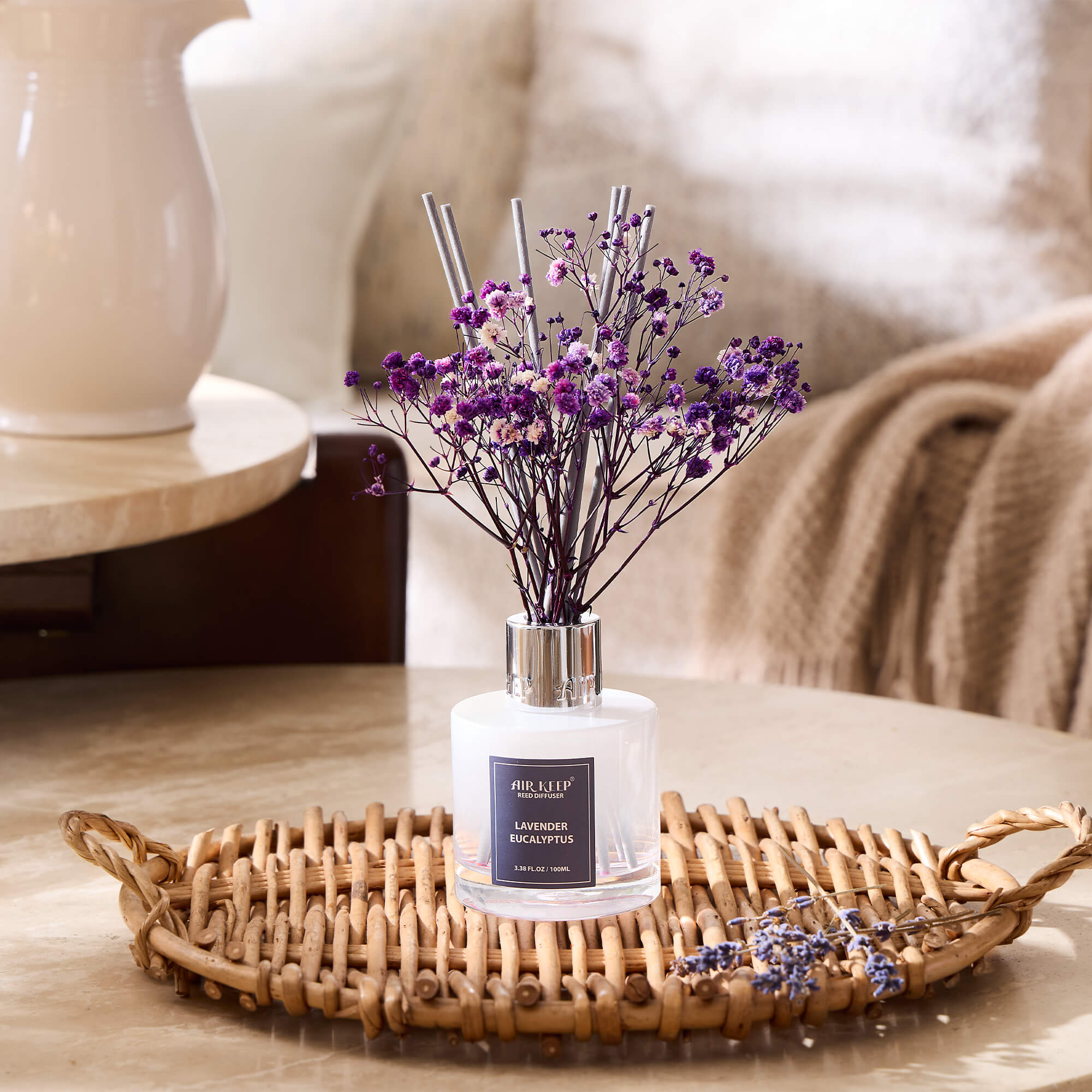 Airkeep Lavender Eucalyptus Reed Diffuser