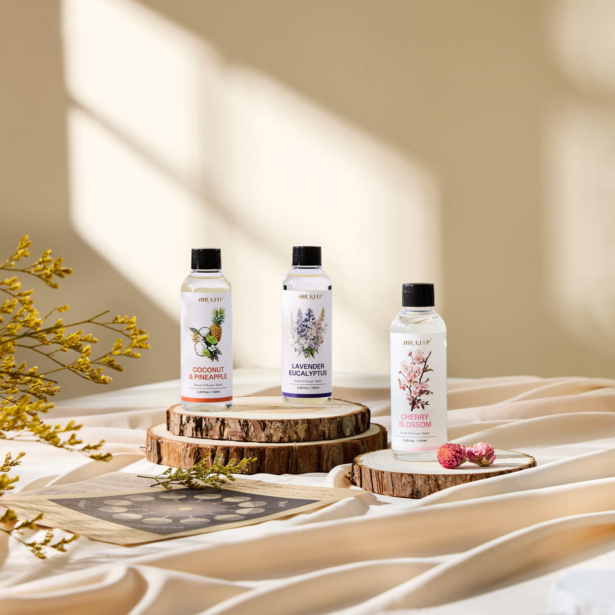 Airkeep Lavender Eucalyptus Reed Diffuser Oil Refill