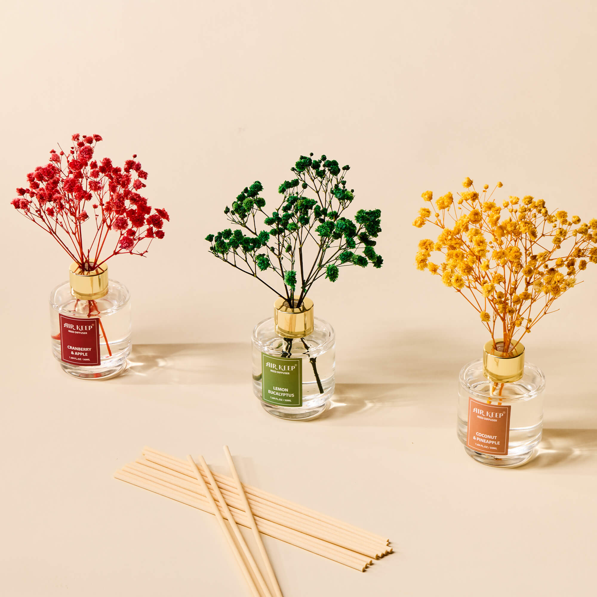 Airkeep Reed Diffuser Set of 3-CLC