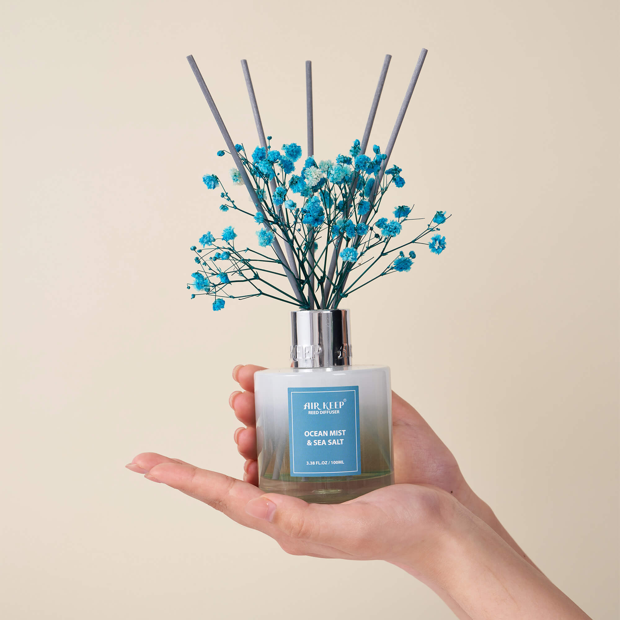 Airkeep Ocean Mist&Sea Salt Reed Diffuser Set