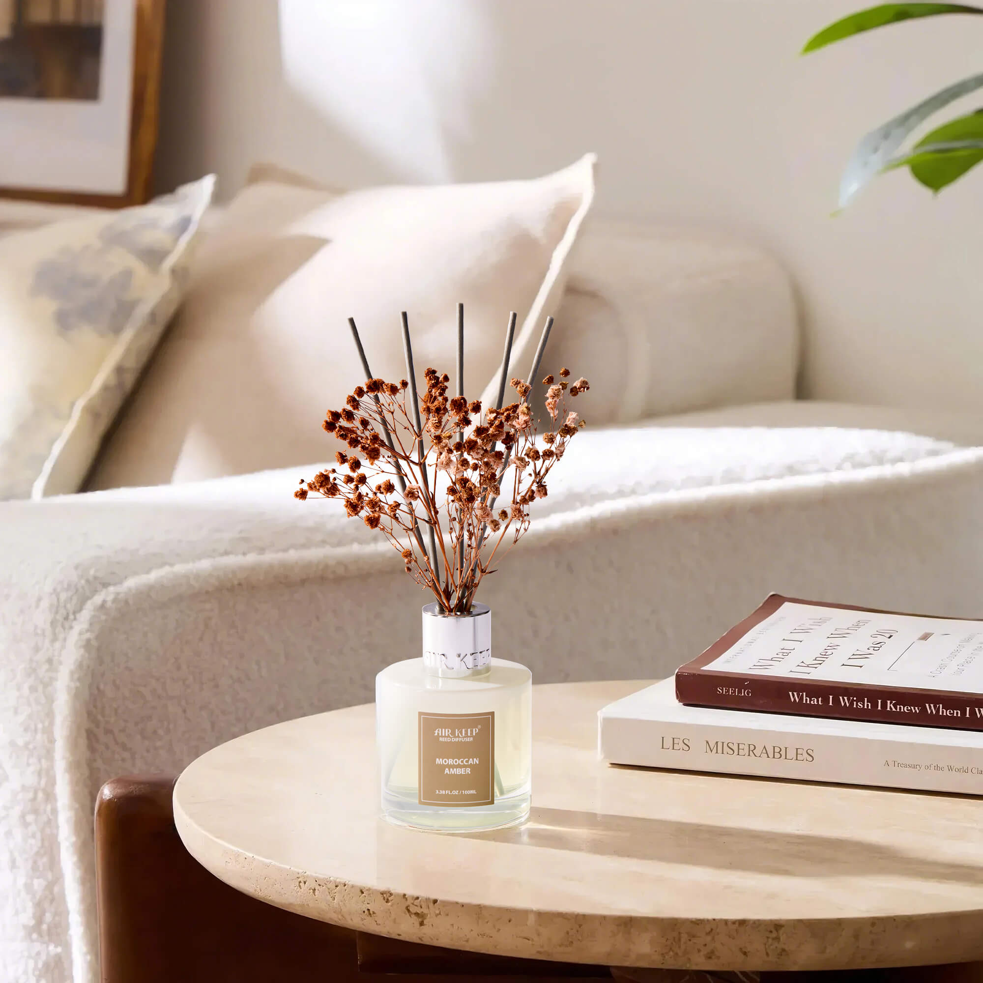 Airkeep Moroccan Amber Reed Diffuser Set