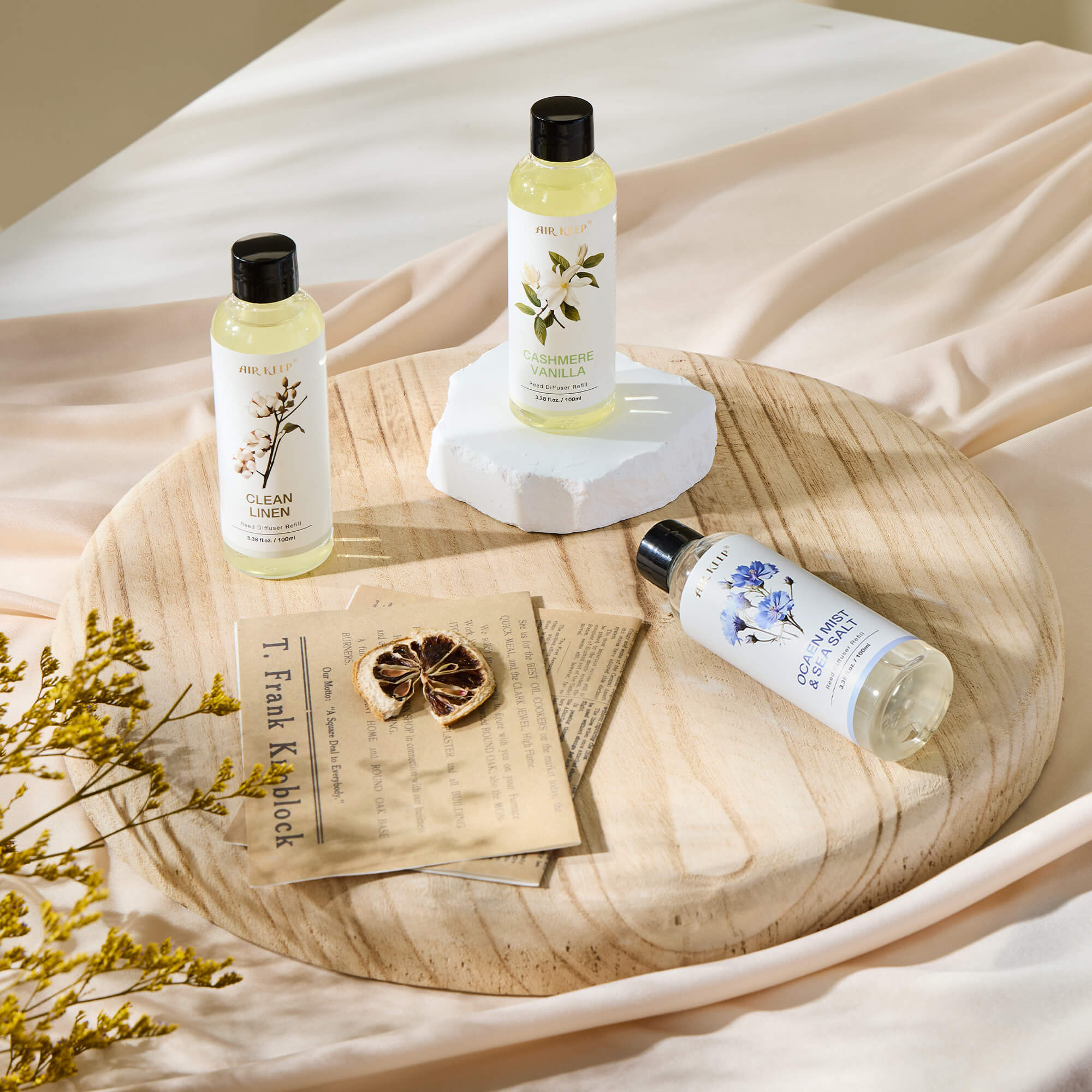 Airkeep Cashmere Vanilla Reed Diffuser Oil Refill