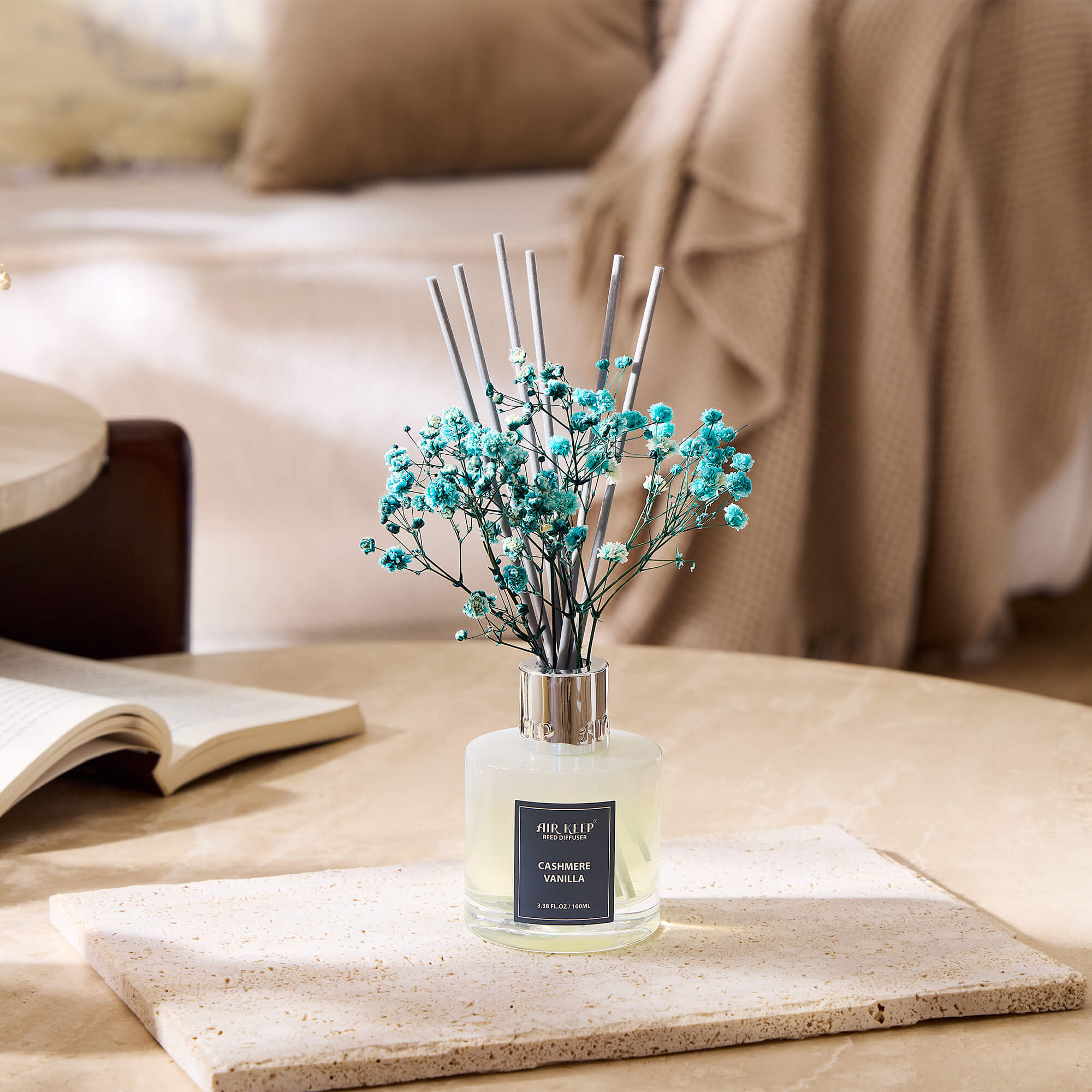 Airkeep Cashmere Vanilla Reed Diffuser