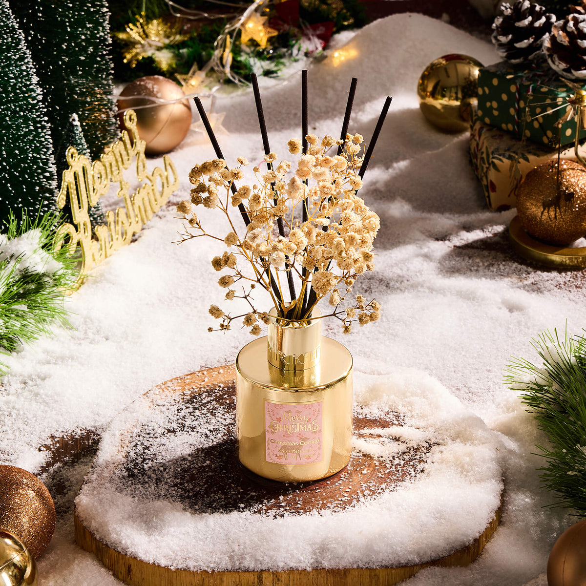Airkeep Christmas Cookie Christmas Floral 100ml Reed Diffuser