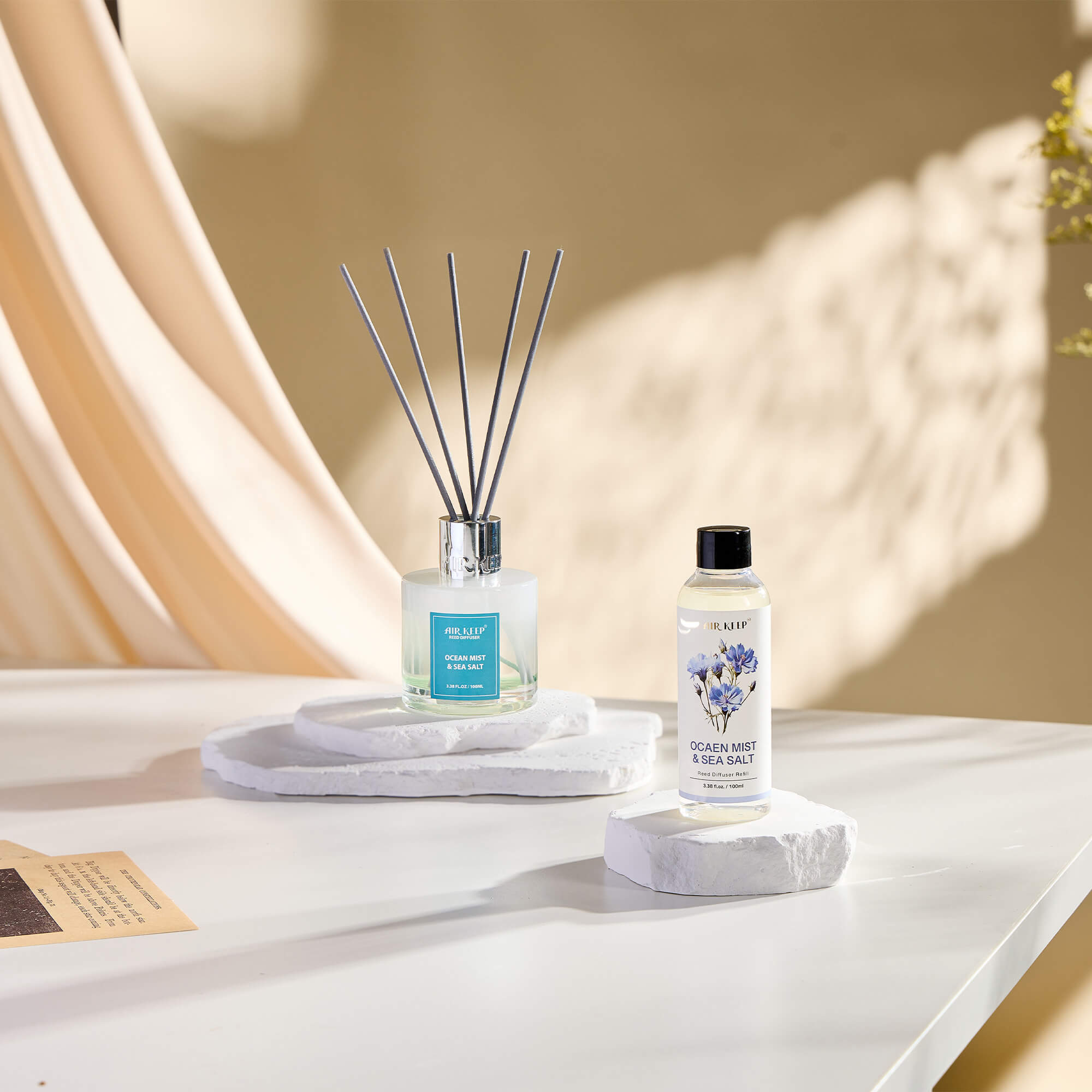 Airkeep Ocean Mist&Sea Salt Reed DiffuserO il Refill