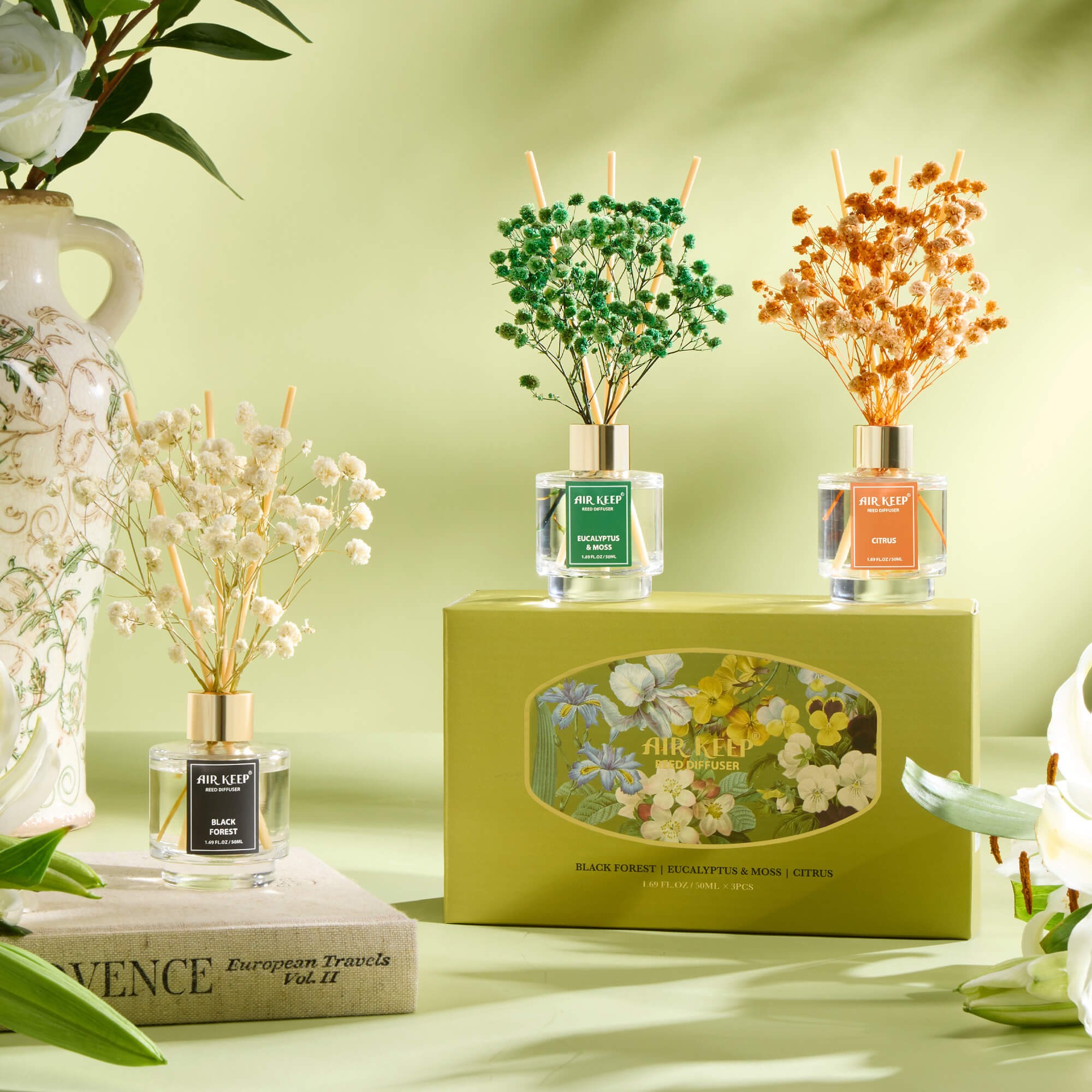Airkeep Reed Diffuser Set of 3-BEC