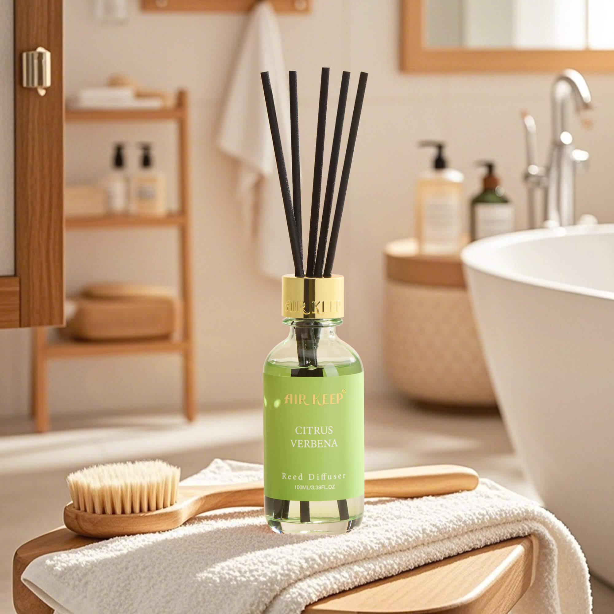 Airkeep Cirtus Verbena Reed Diffuser Set