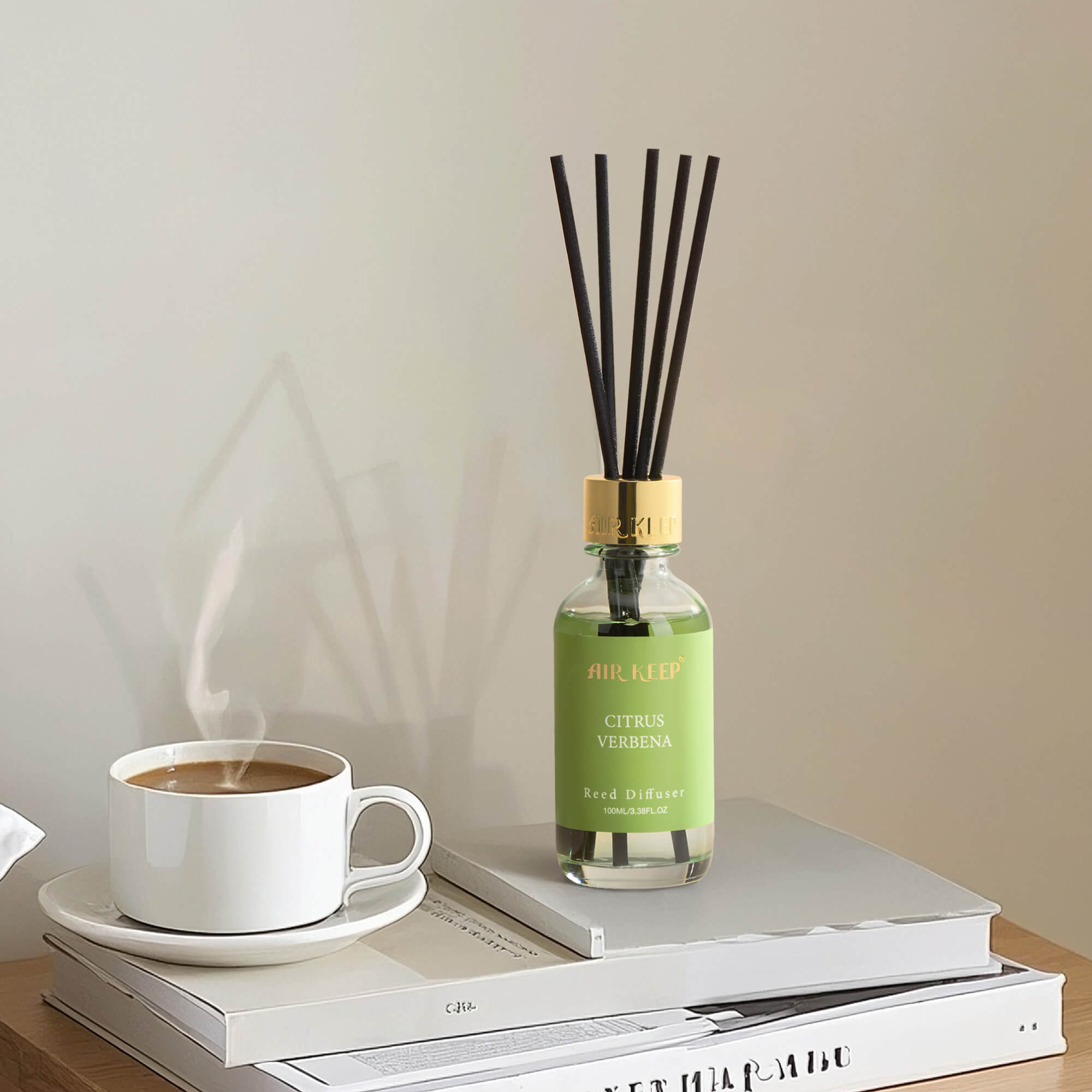 Airkeep Cirtus Verbena Reed Diffuser Set