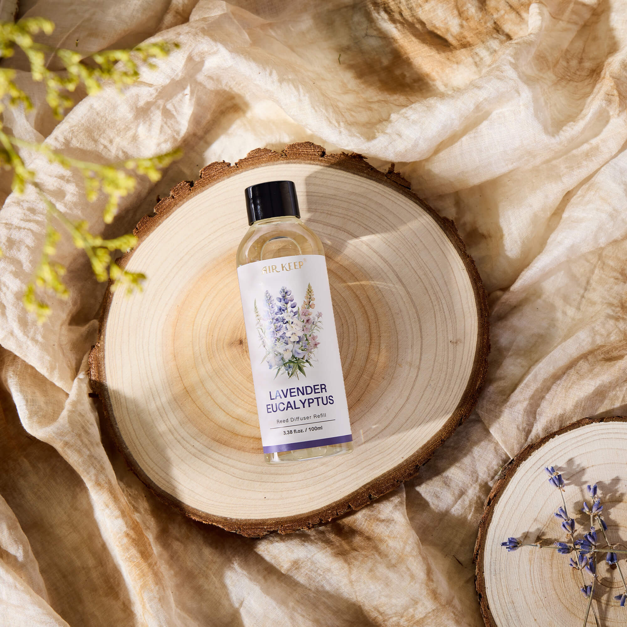 Airkeep Lavender Eucalyptus Reed Diffuser Oil Refill