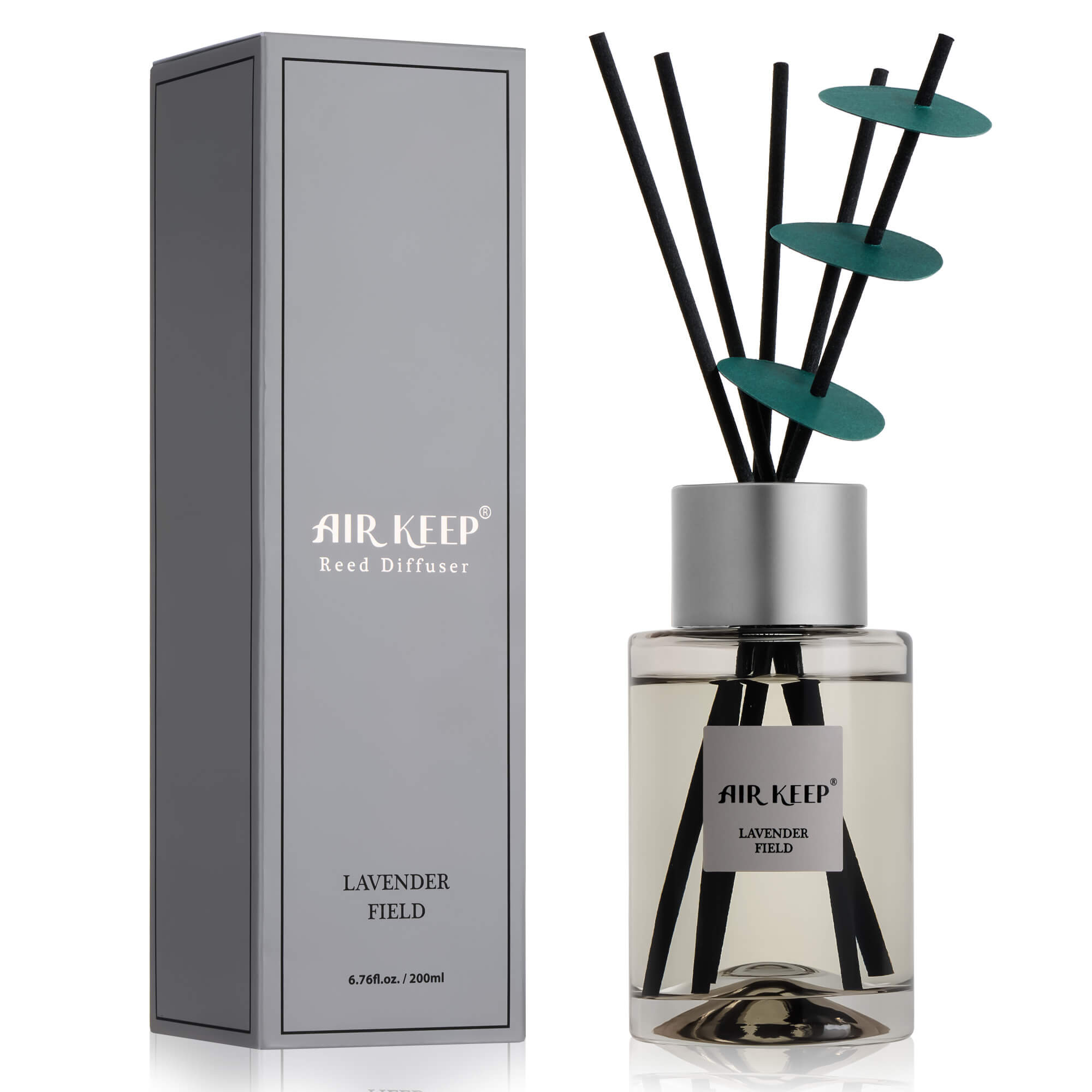 Airkeep Lavender Field Grey Reed Diffuser