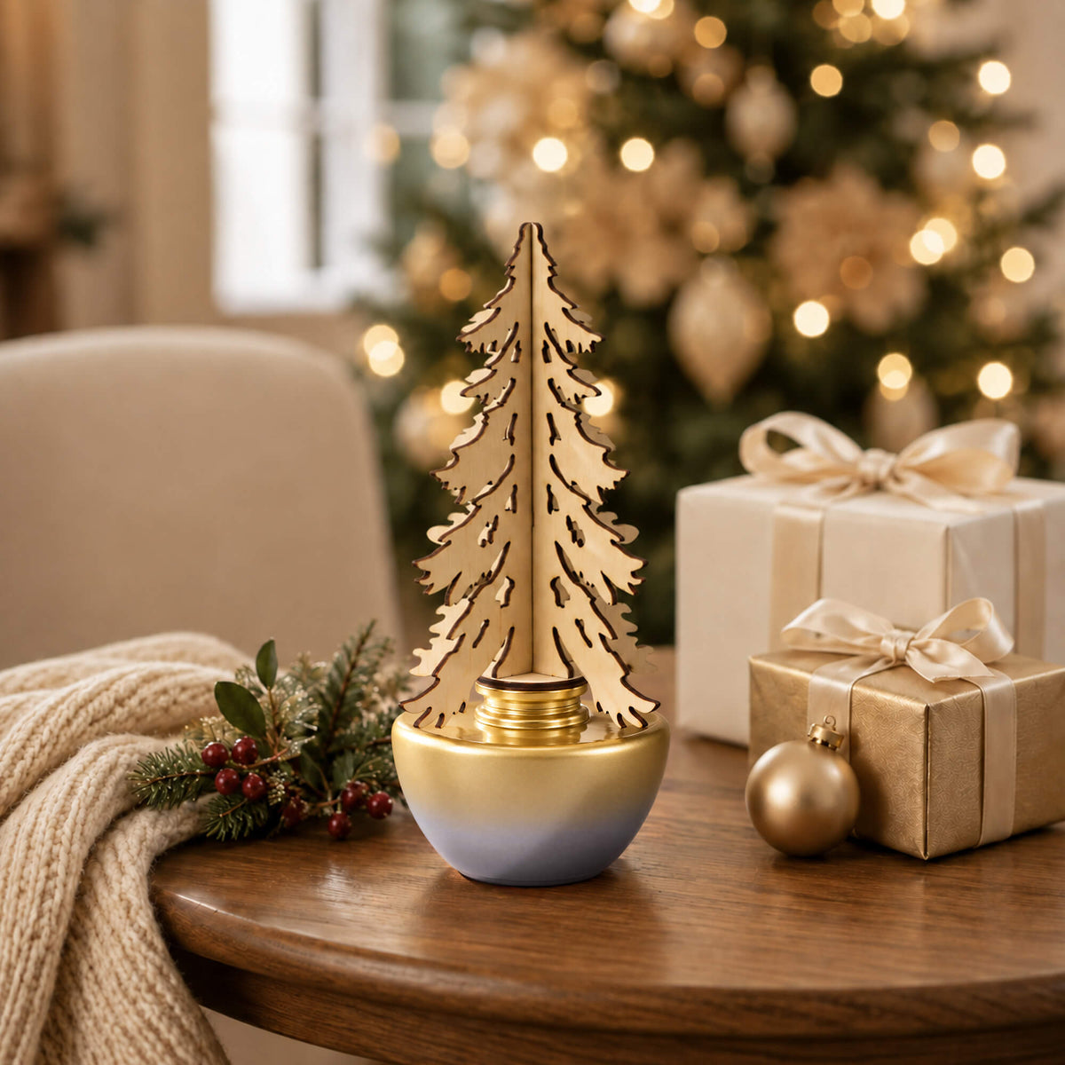 Airkeep Vanilla Mistletoe Christmas Hemisphere 100ml Reed Diffuser