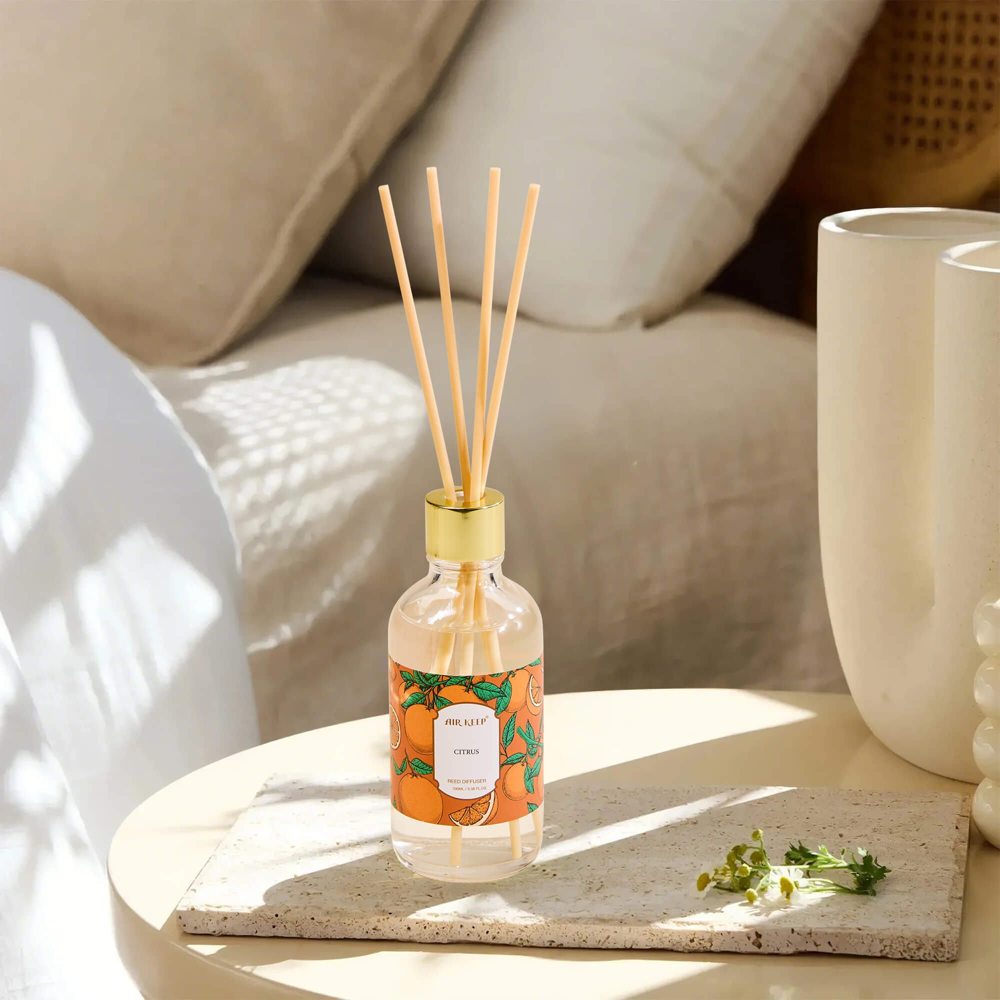 Airkeep Citrus Reed Diffuser Oil Set