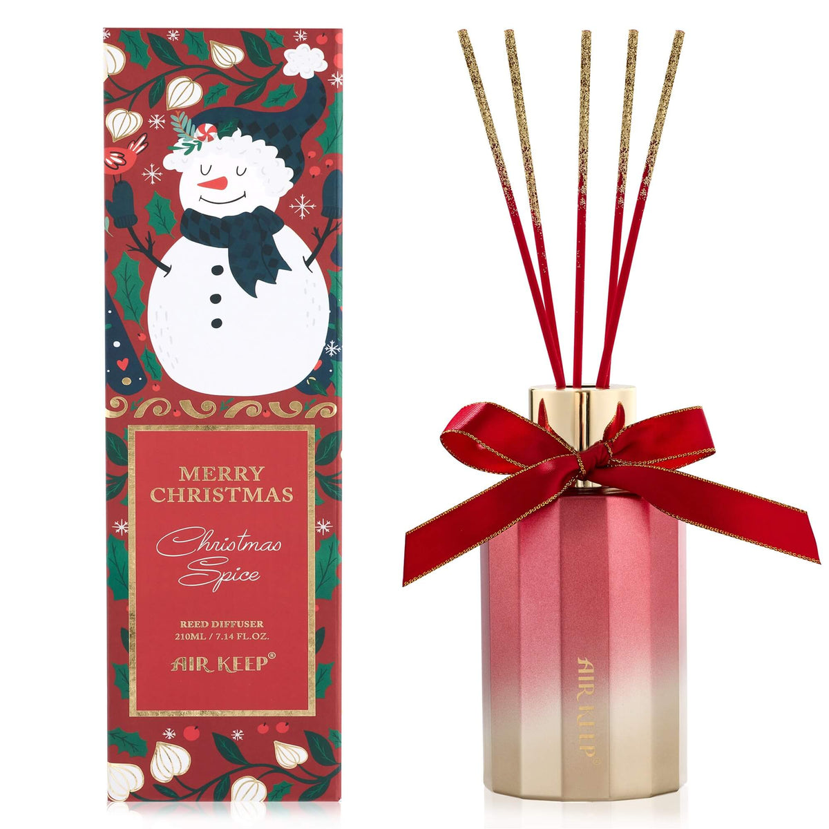 Airkeep Balsam&Cedar Christmas Faceted 210ml Reed Diffuser