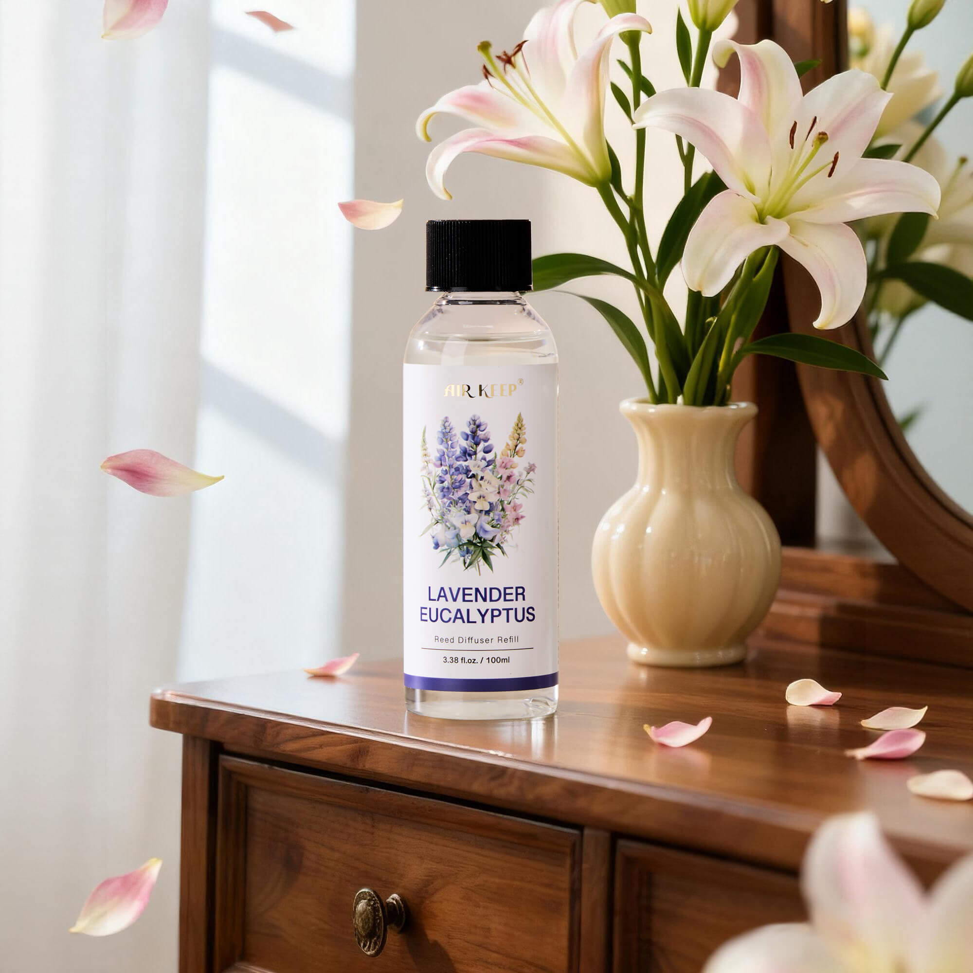 Airkeep Lavender Eucalyptus Reed Diffuser Oil Refill