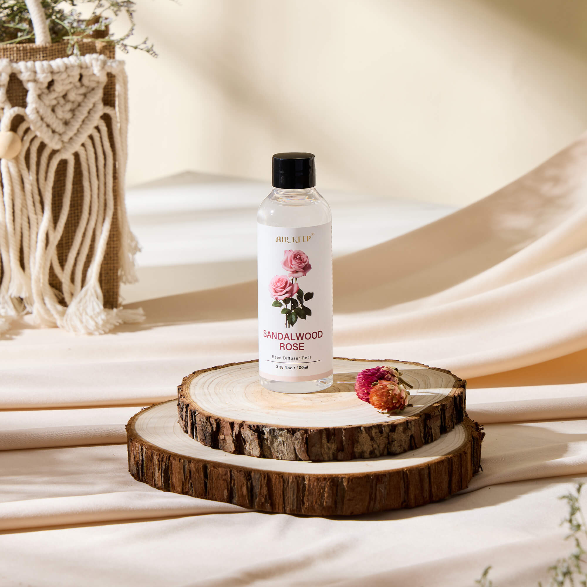Airkeep Sandalwood Rose Reed Diffuser Oil Refill