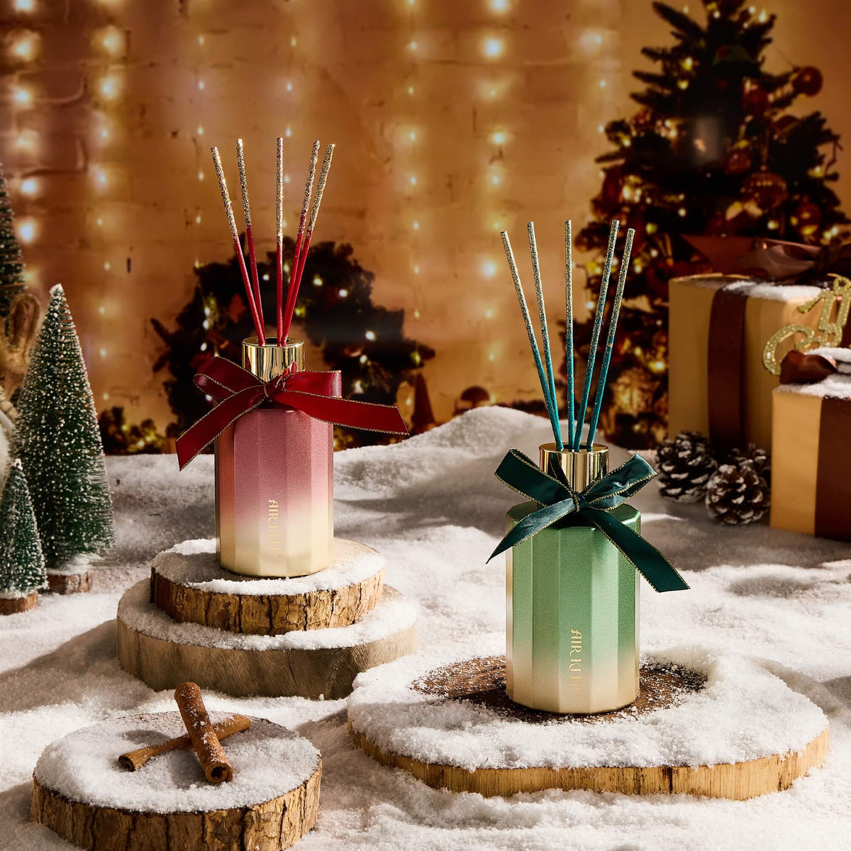 Airkeep Balsam&Cedar Christmas Faceted  210ml Reed Diffuser