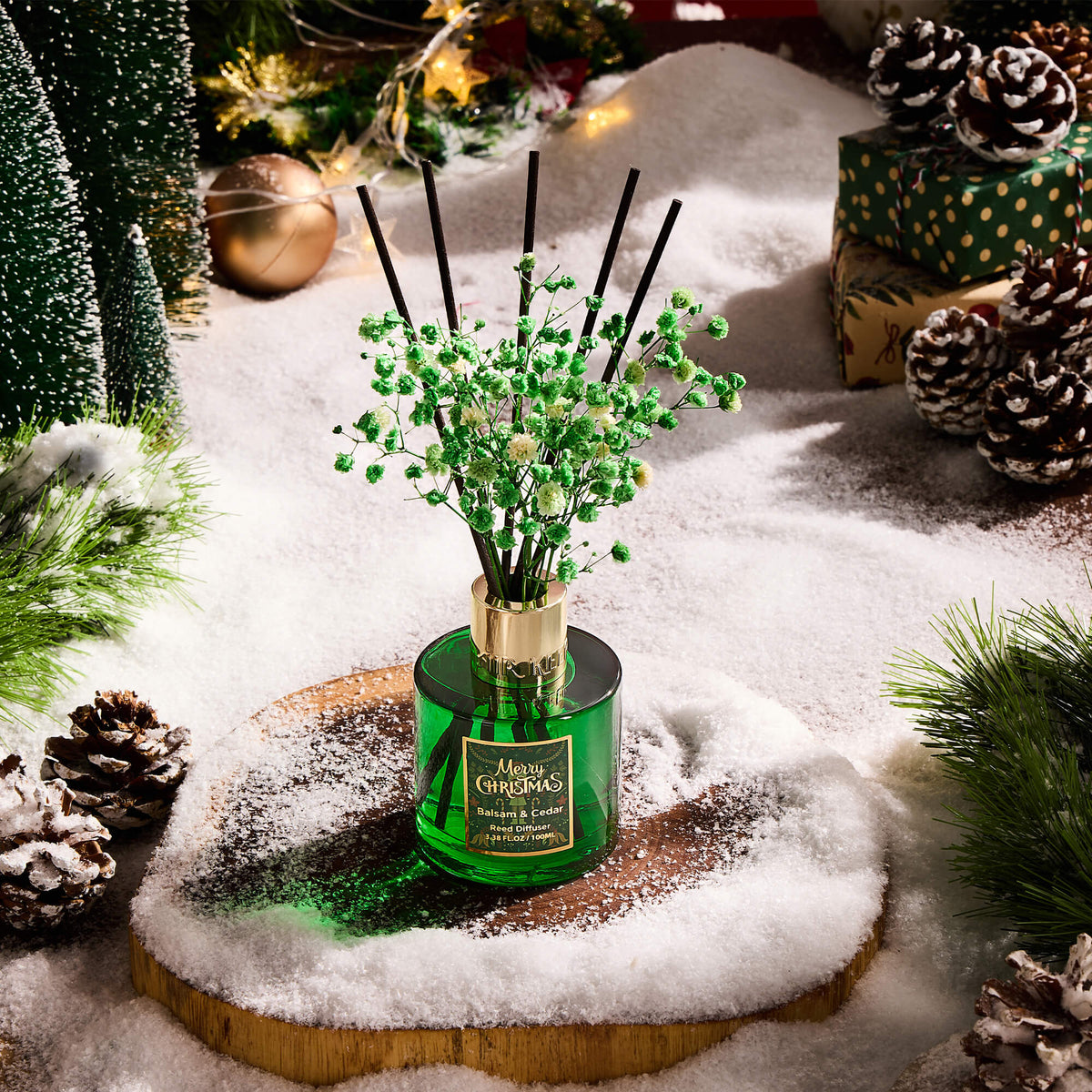 Airkeep Balsam&Cedar Christmas Floral  100ml Reed Diffuser