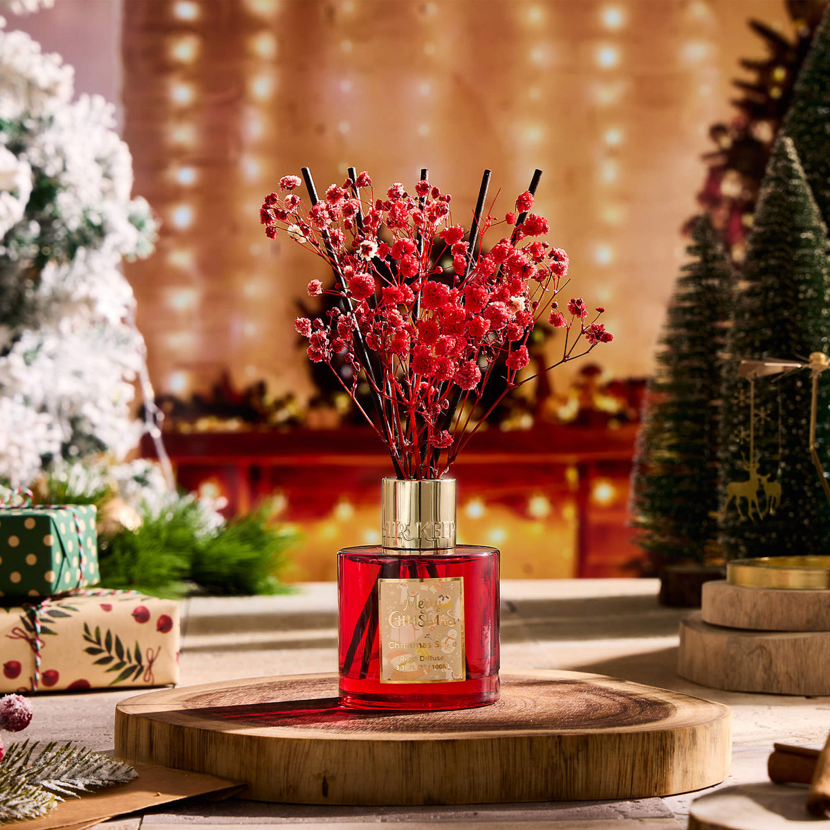 Airkeep Christmas Spice Christmas Floral  100ml Reed Diffuser