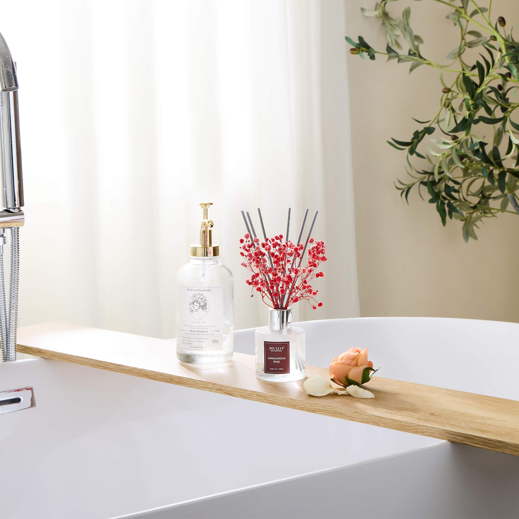 Airkeep Sandalwood Rose Reed Diffuser