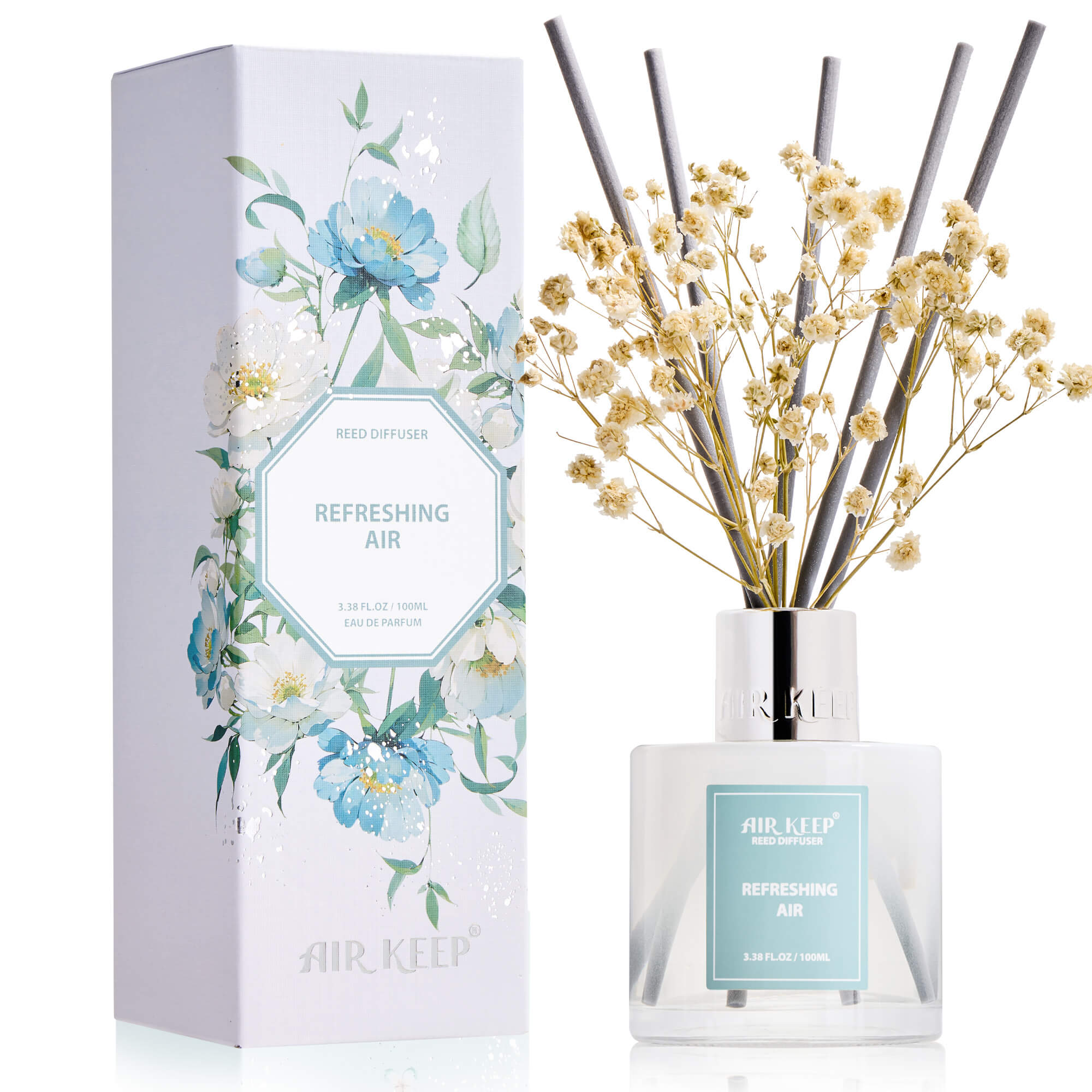 Airkeep Refreshing Air Reed Diffuser Set