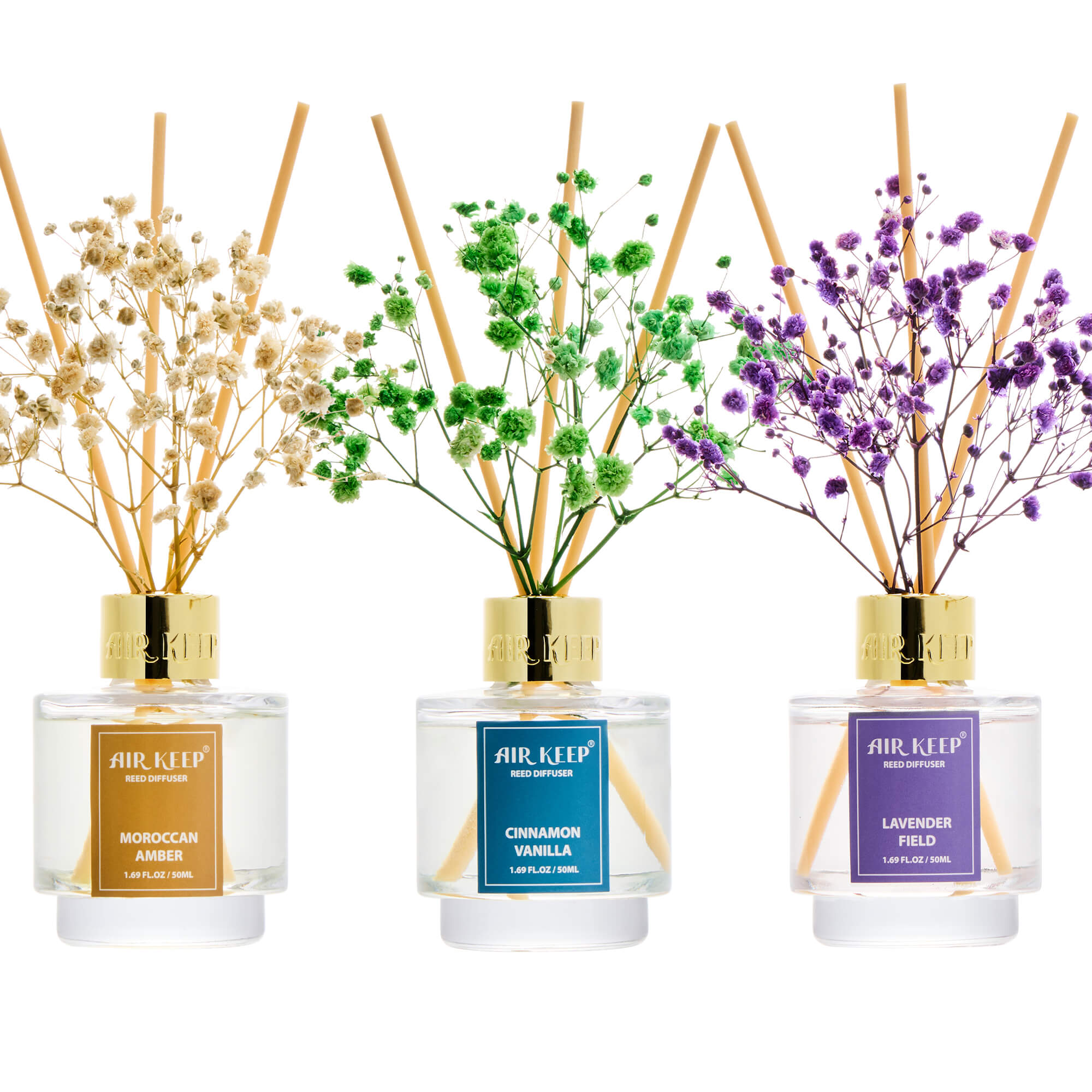 Airkeep Reed Diffuser Set of 3-CLM