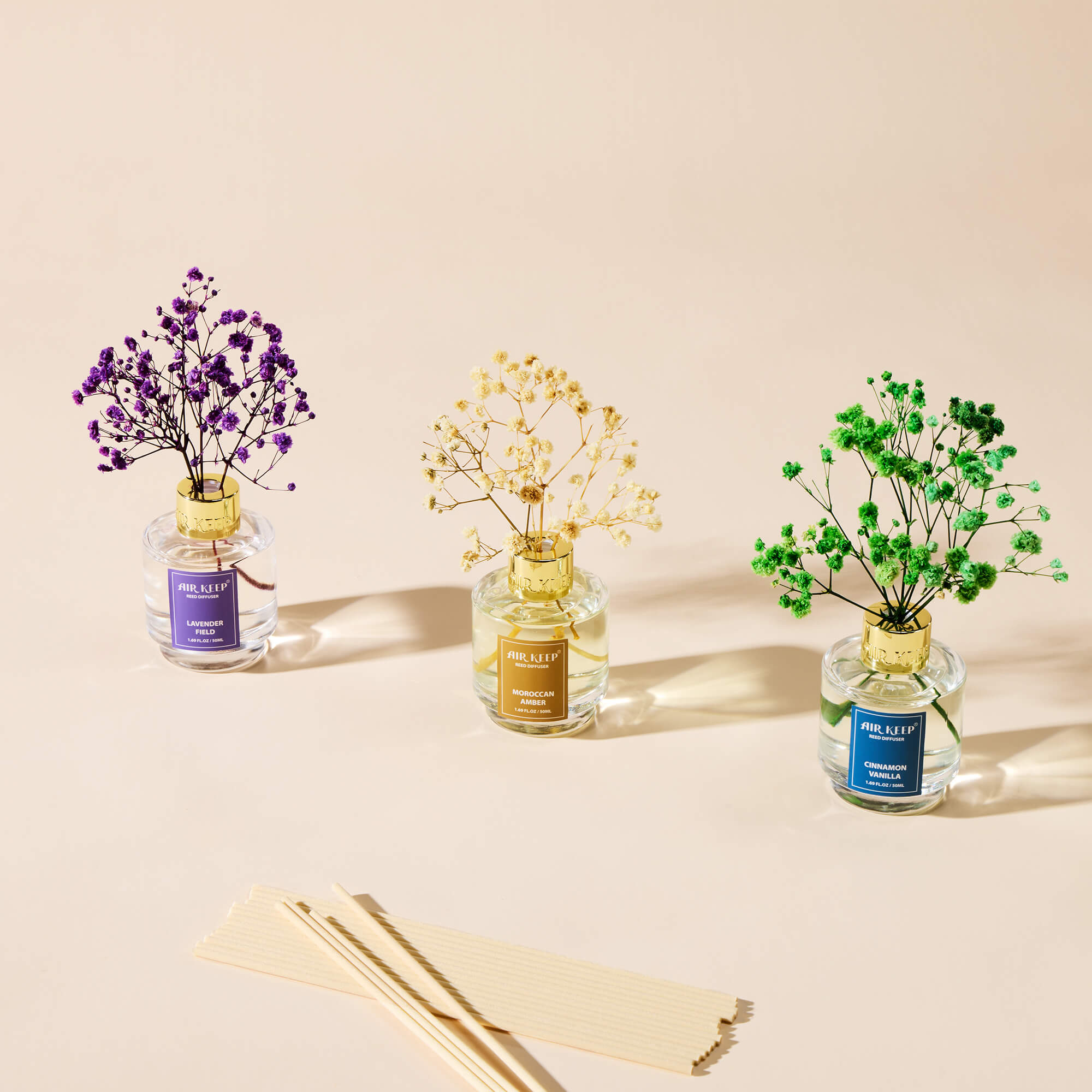 Airkeep Reed Diffuser Set of 3-CLM