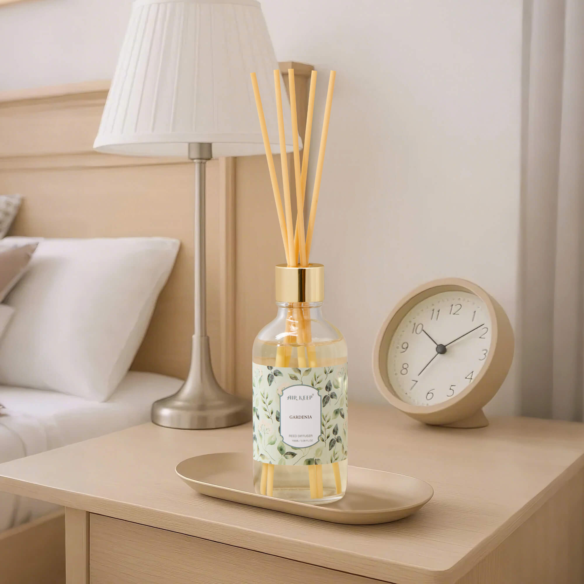 Airkeep Gardenia Reed Diffuser Oil Set