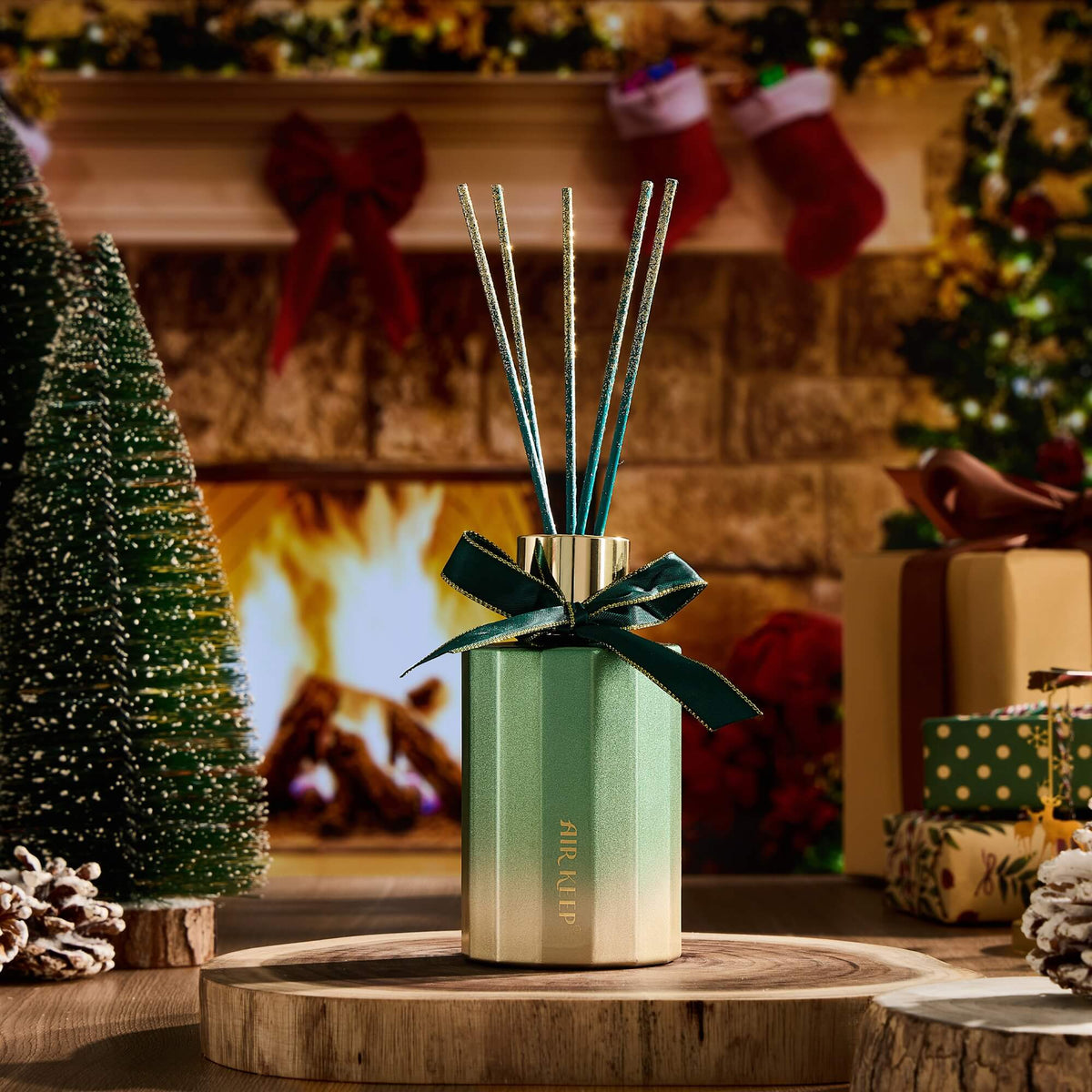 Airkeep Christmas Spice Christmas Faceted  210ml Reed Diffuser