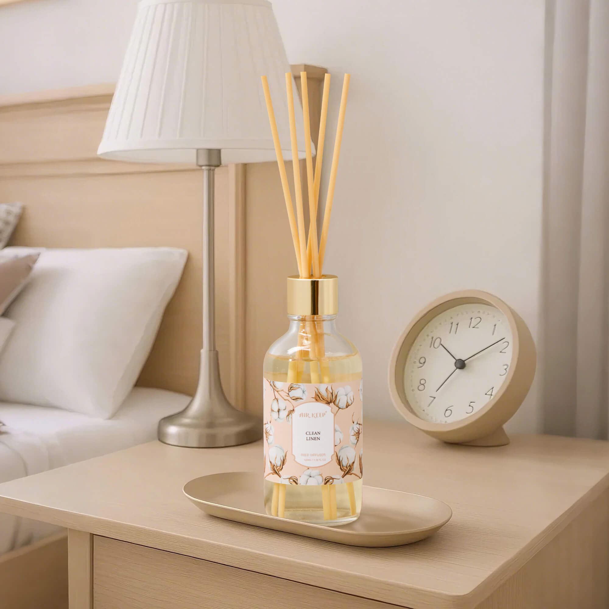 Airkeep Clean linen Reed Diffuser Oil Set