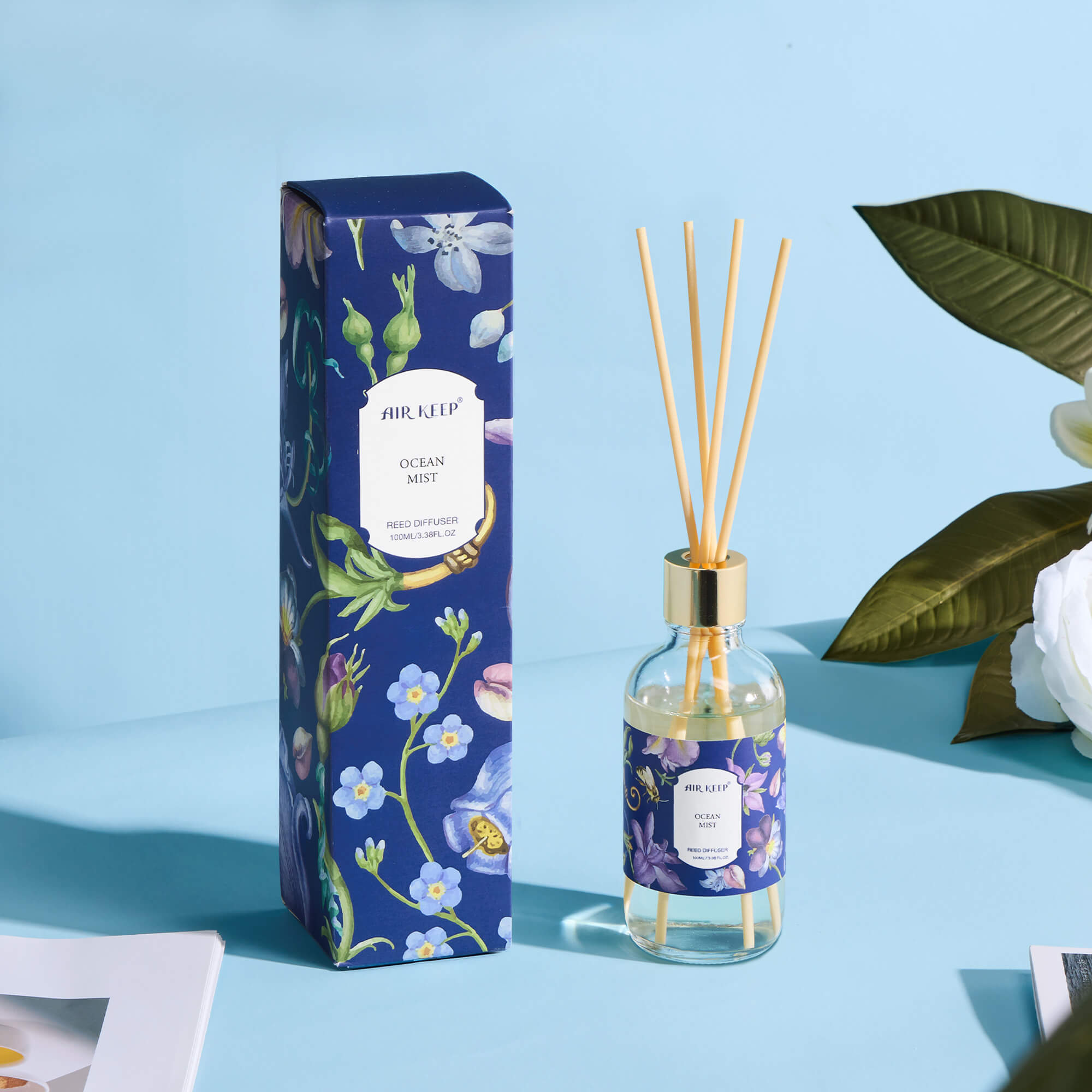Airkeep Ocean Mist Reed Diffuser Oil Set