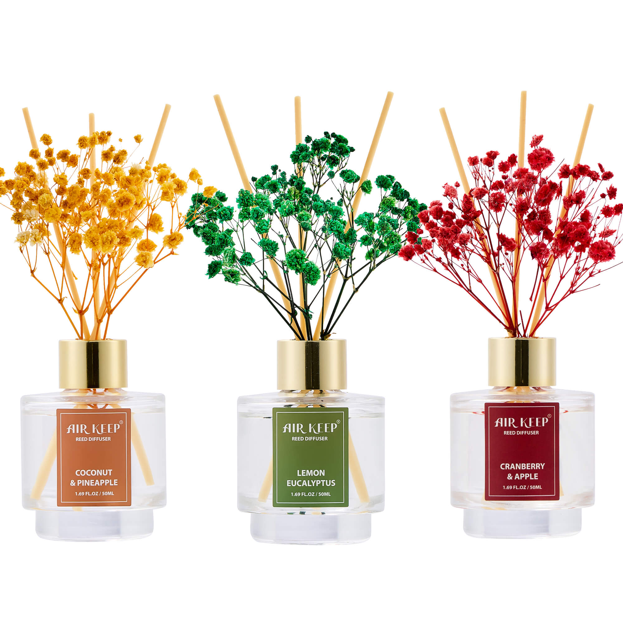 Airkeep Reed Diffuser Set of 3-CLC
