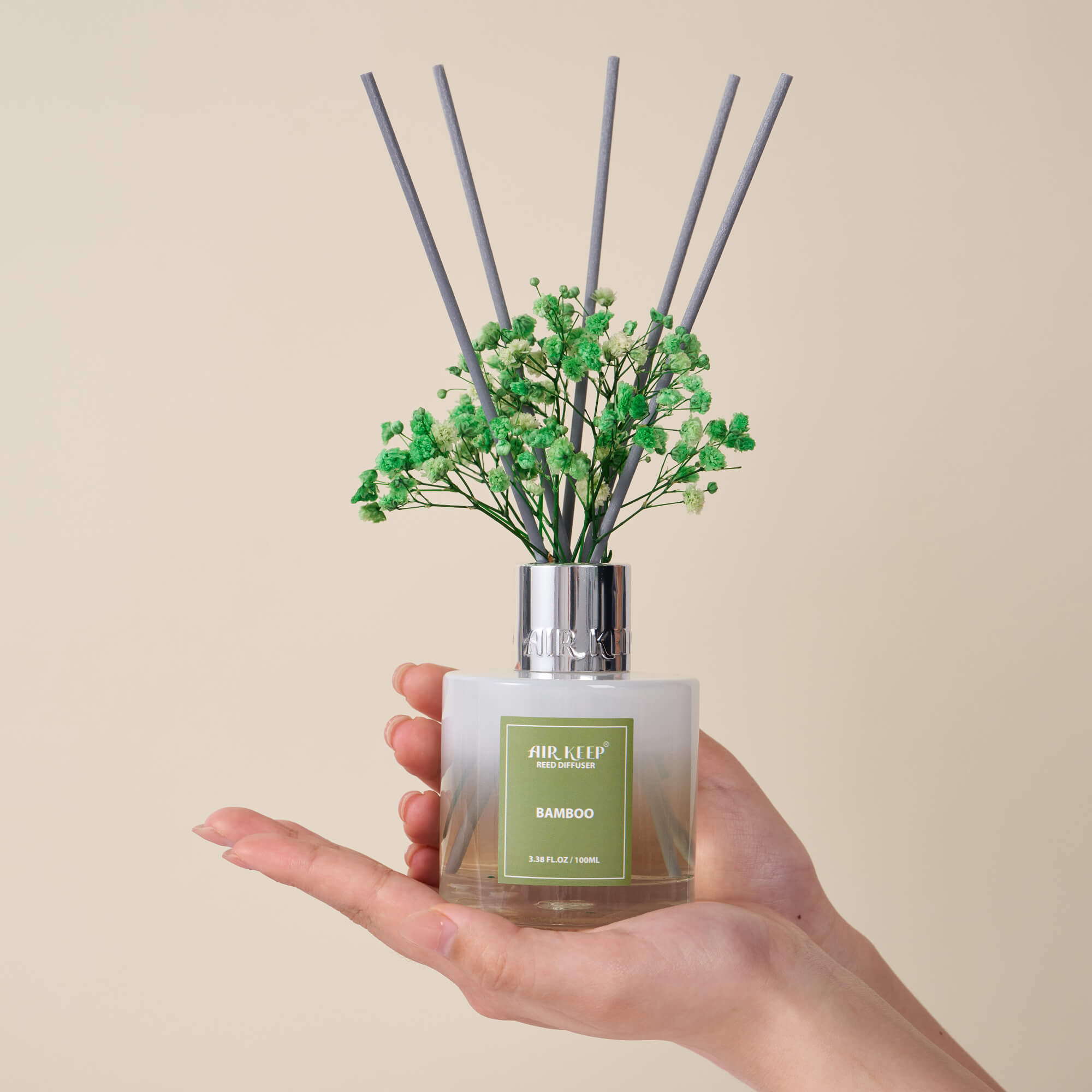 Airkeep Bamboo Reed Diffuser Set