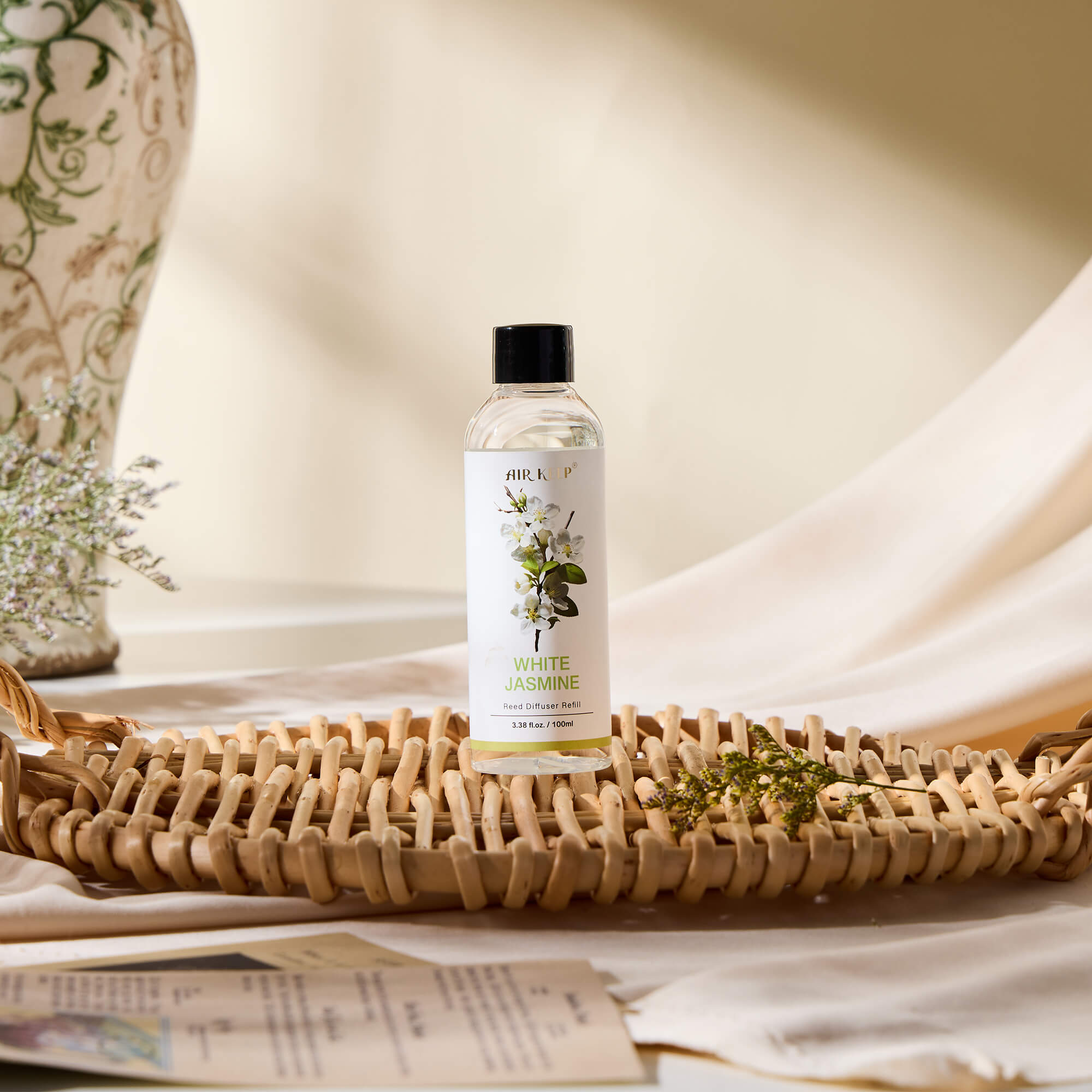 Airkeep White Jasmine Reed Diffuser Oil Refill