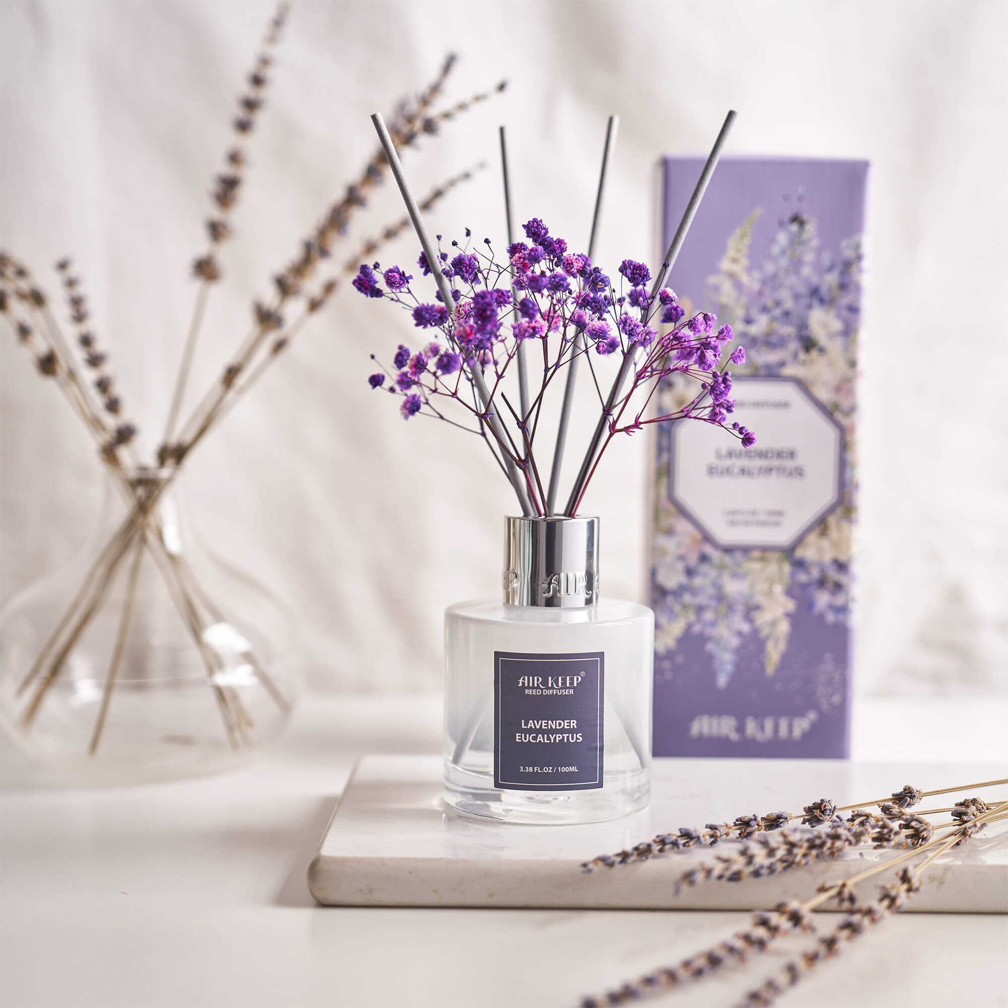 Airkeep Lavender Eucalyptus Reed Diffuser