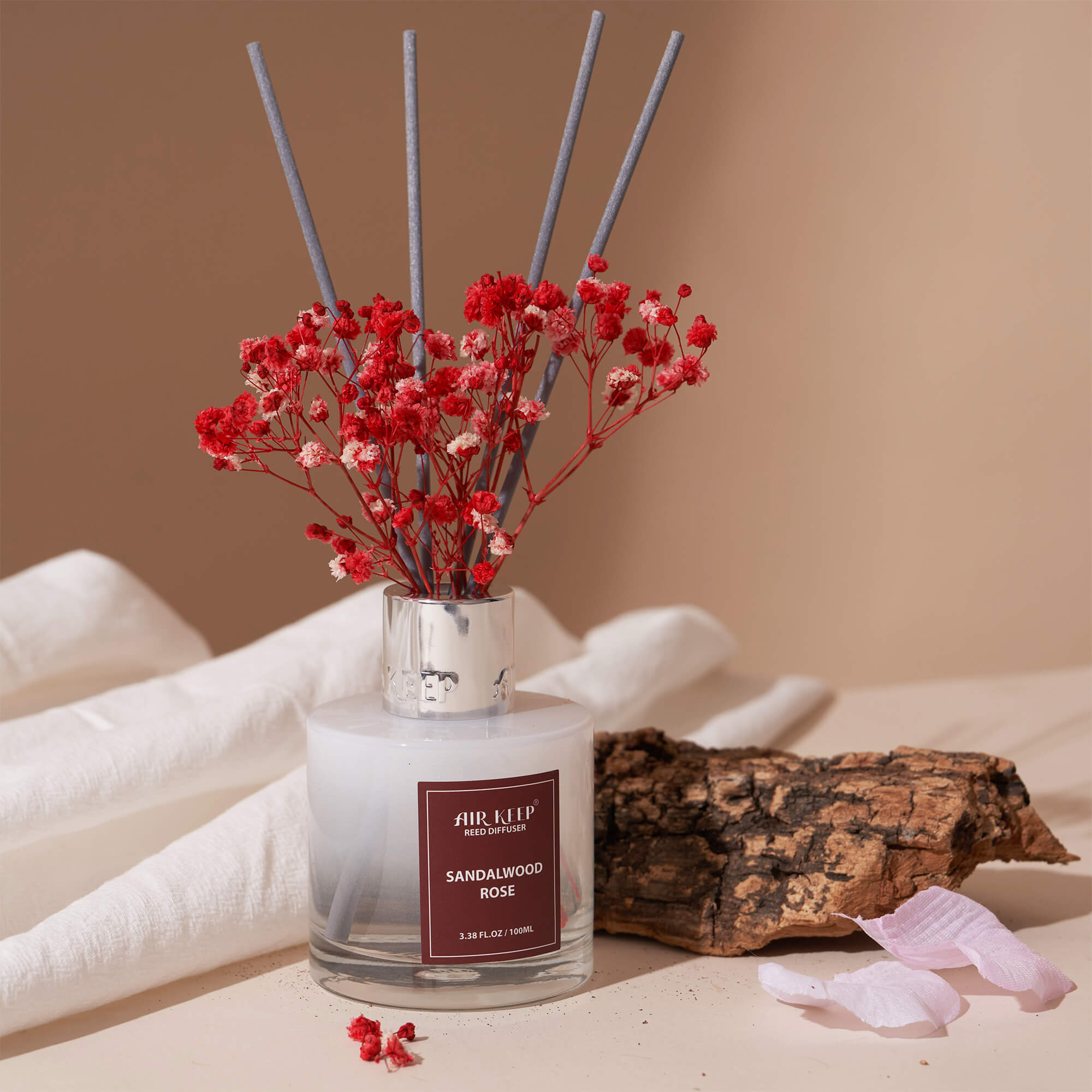 Airkeep Sandalwood Rose Reed Diffuser