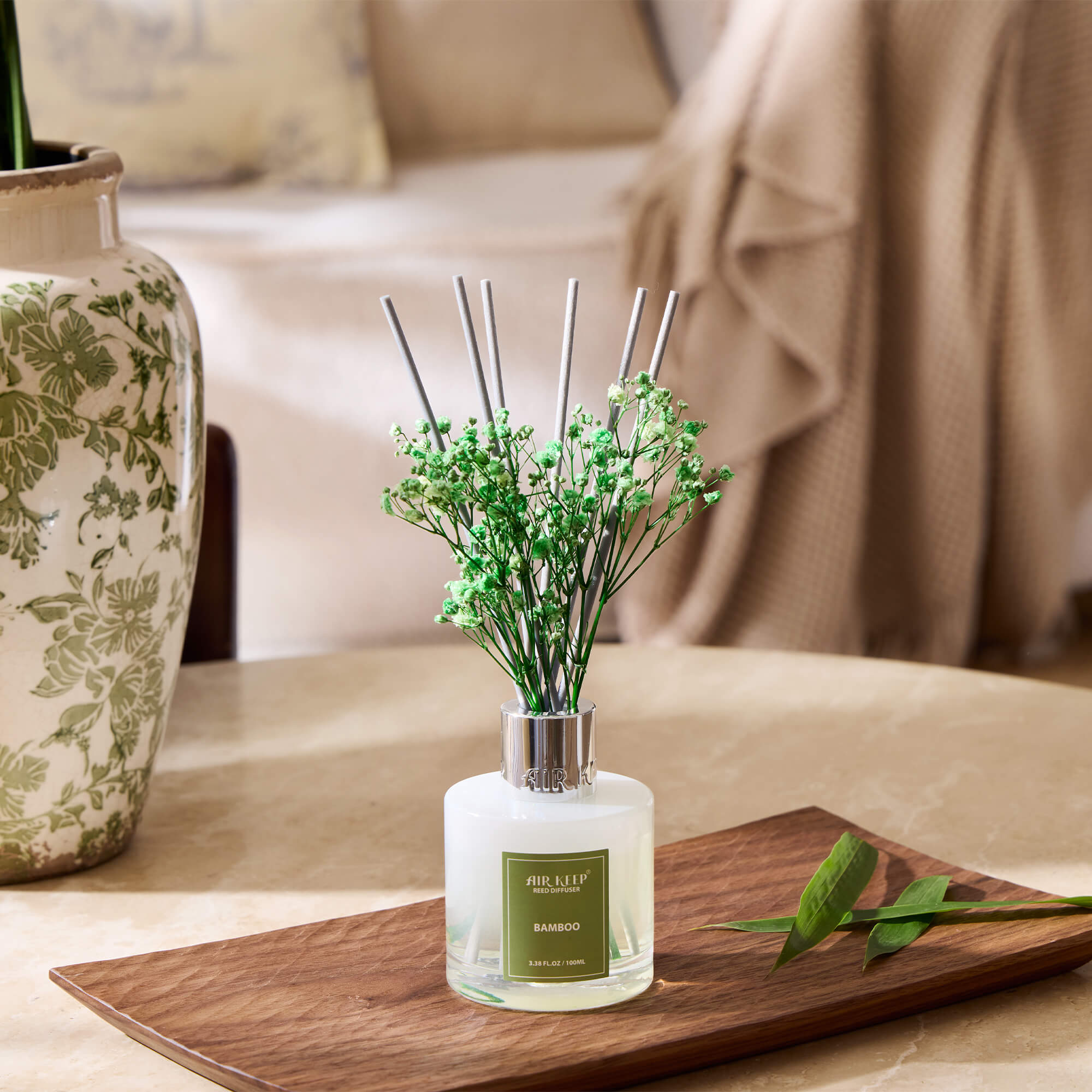 Airkeep Bamboo Reed Diffuser Set