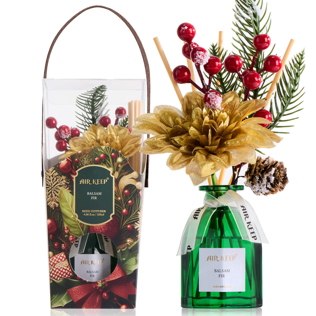 Airkeep Balsam Fir Floral  120ml Reed Diffuser