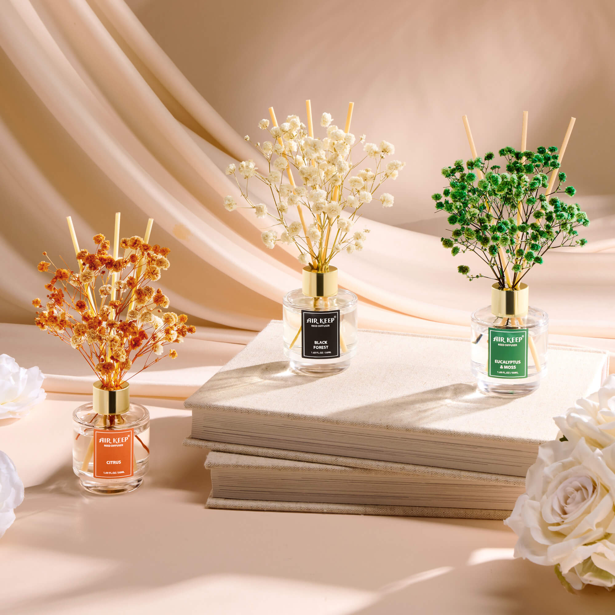 Airkeep Reed Diffuser Set of 3-BEC