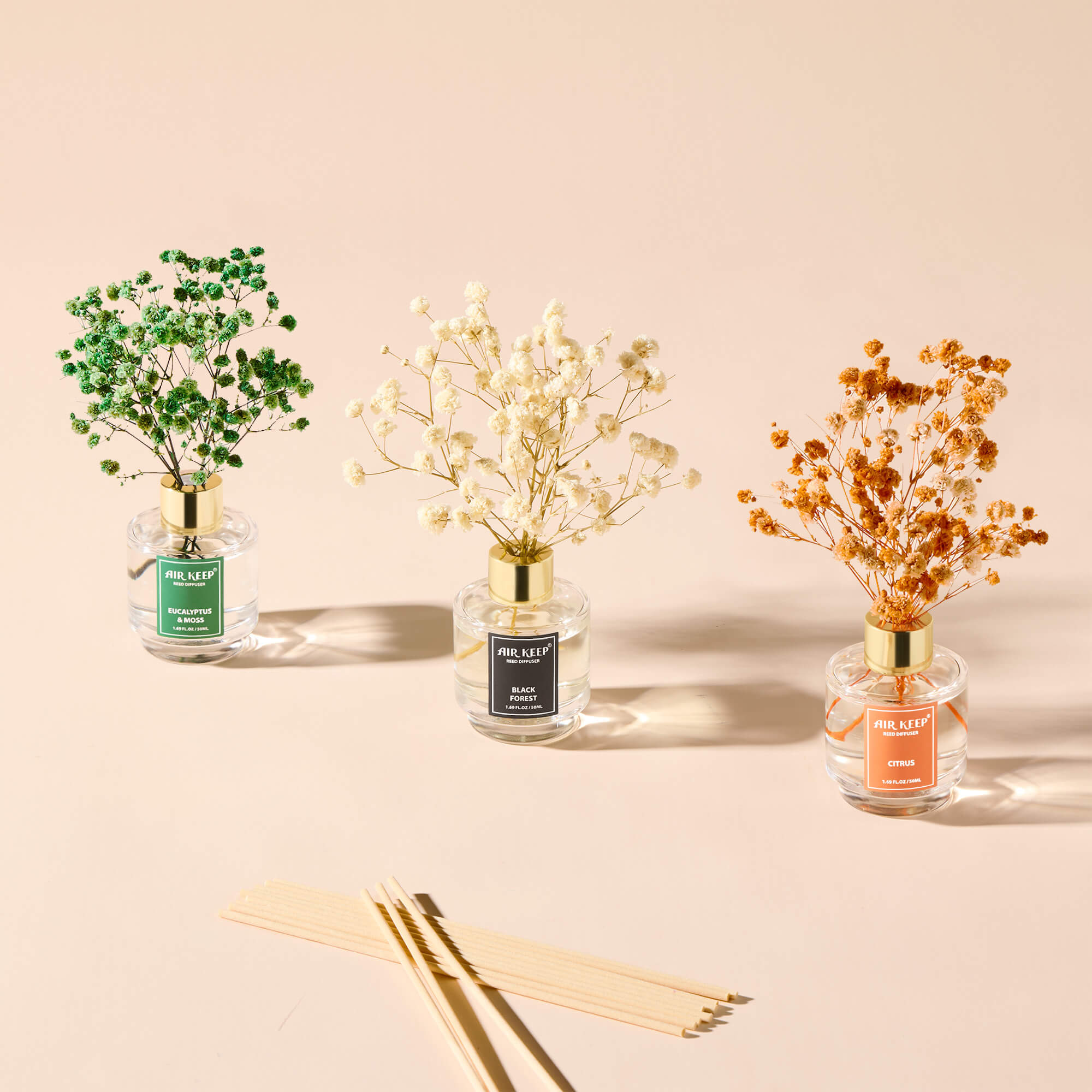 Airkeep Reed Diffuser Set of 3-BEC