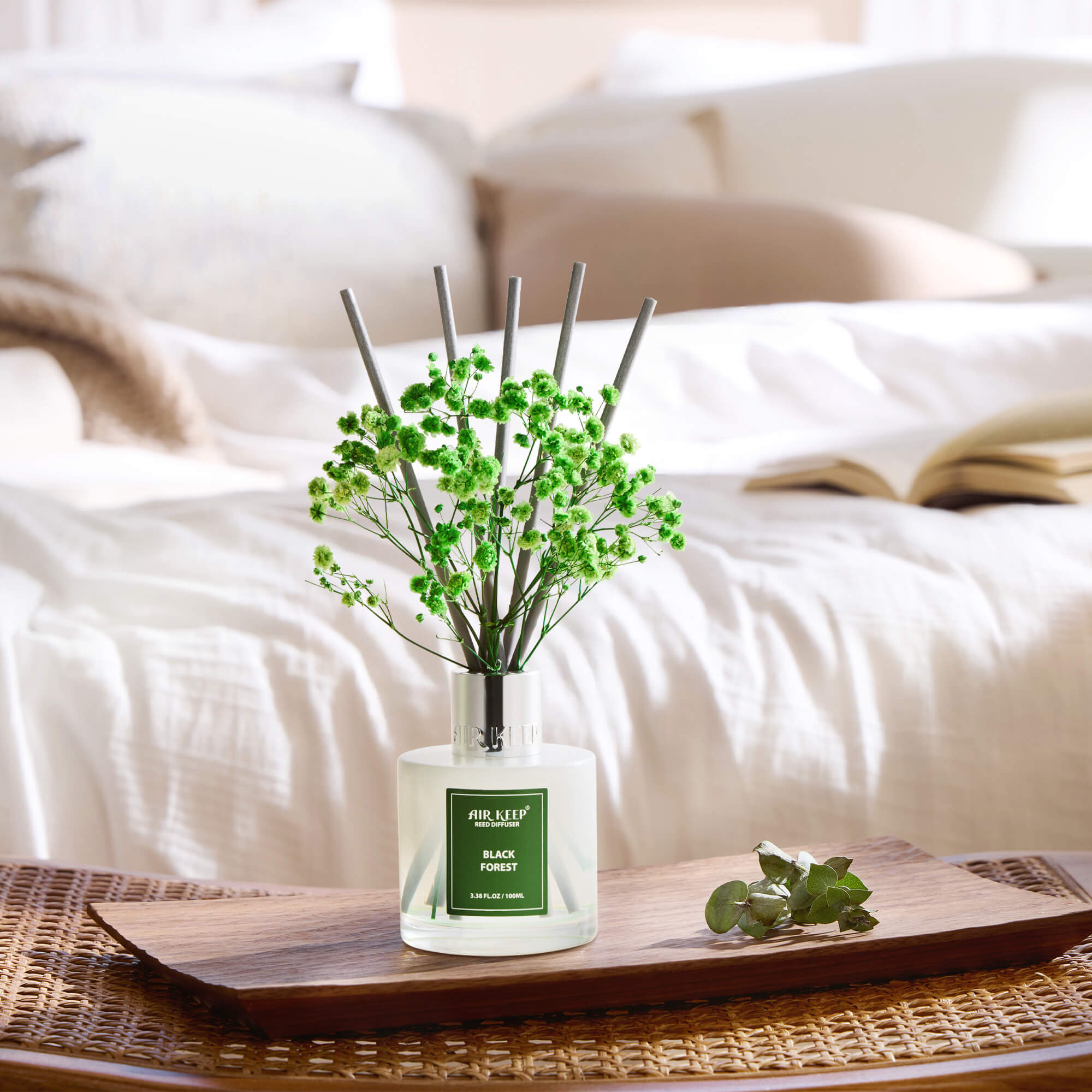 Airkeep Black Forest Reed Diffuser Set