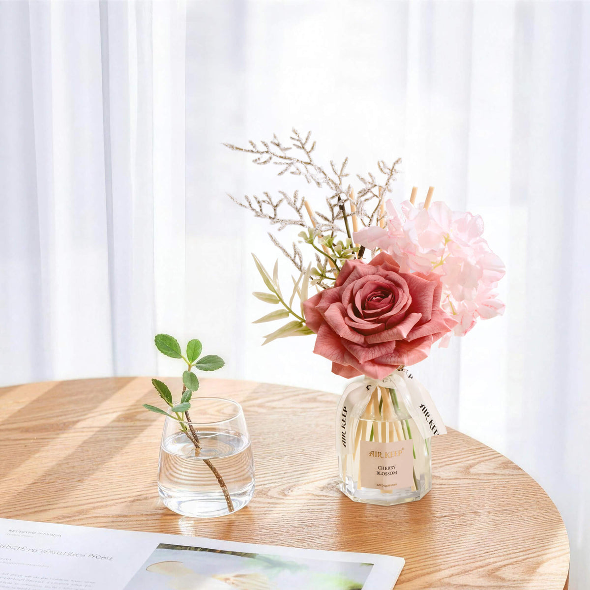 Airkeep Cherry Blossom Floral  120ml Reed Diffuser