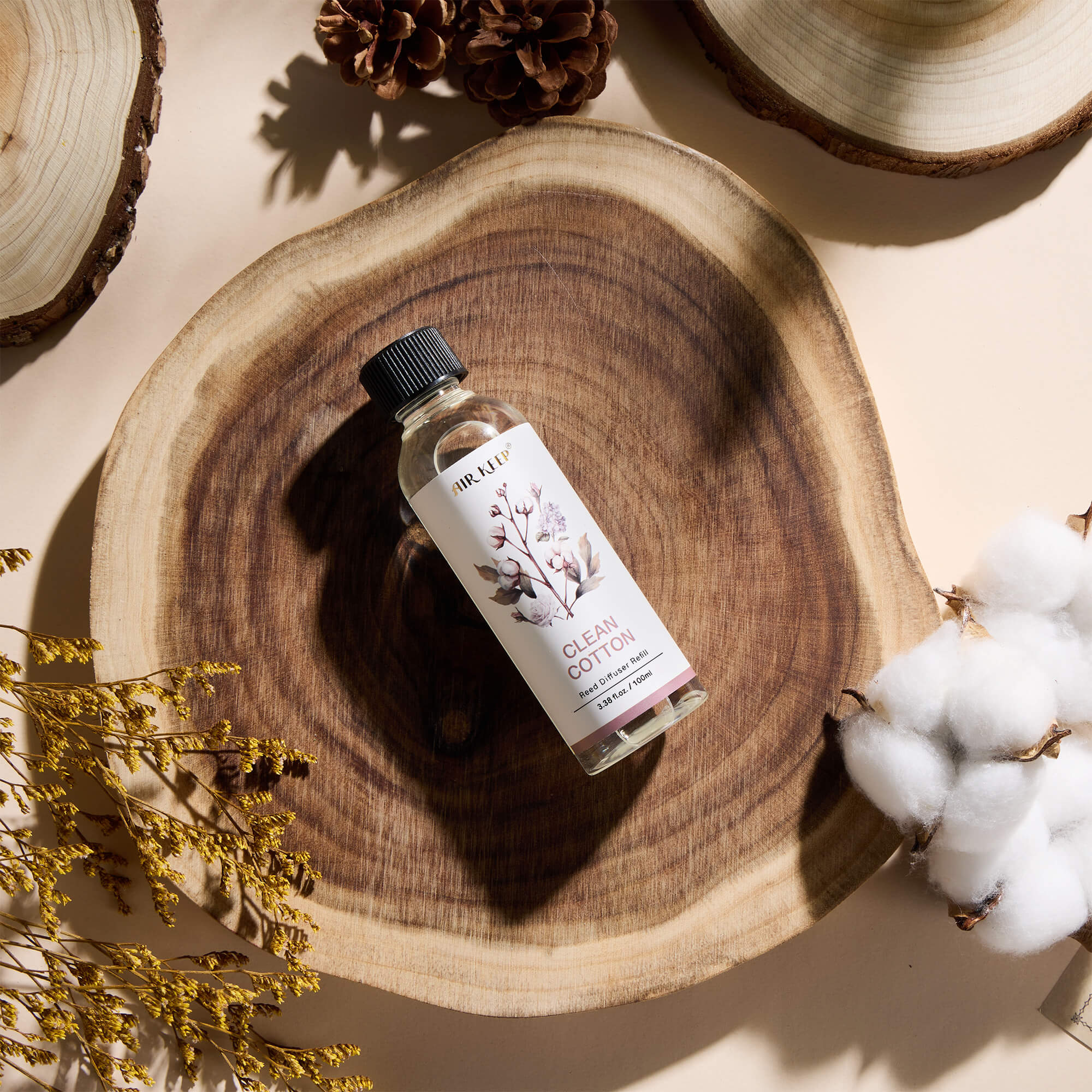 Airkeep Clean Cotton Reed Diffuser Oil Refill
