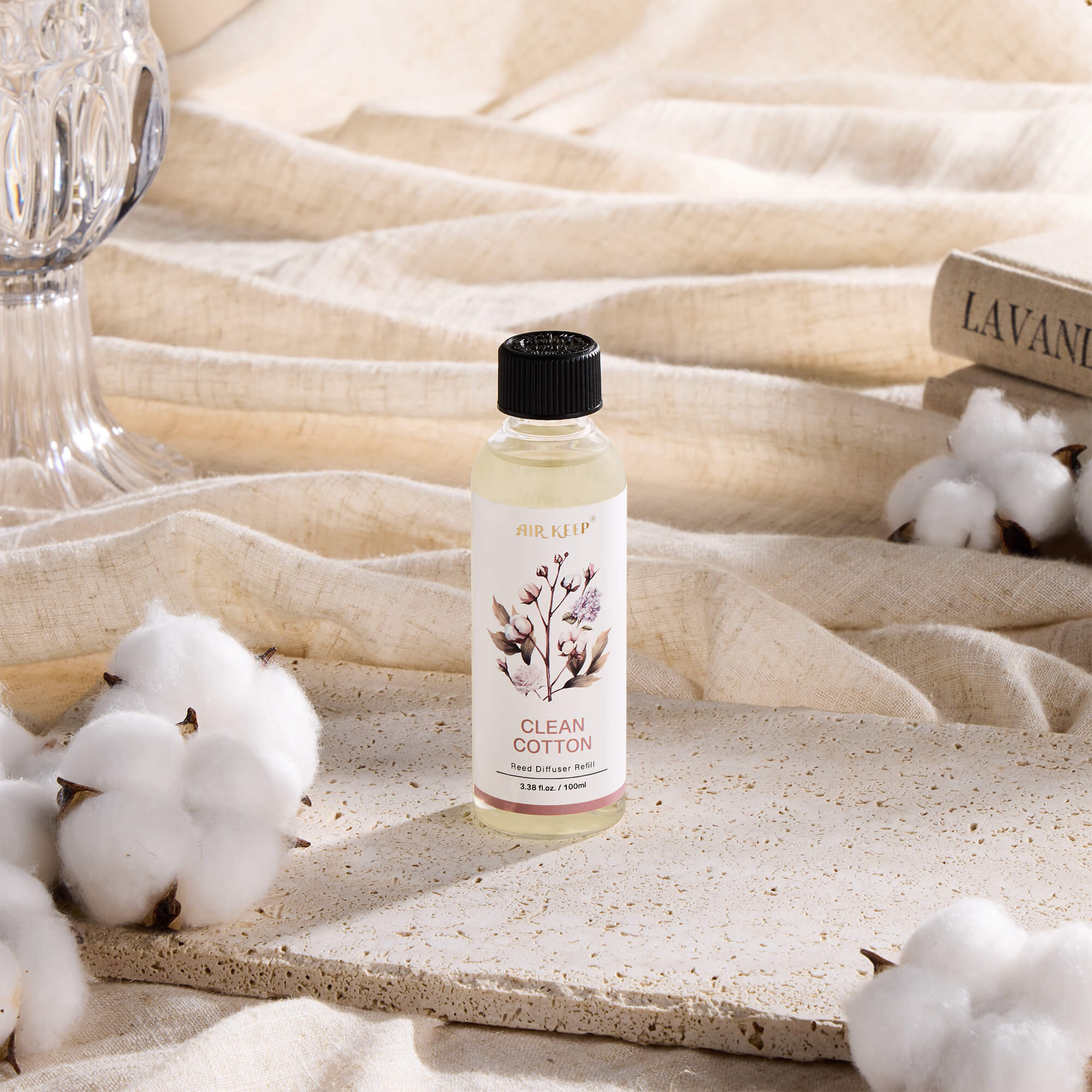 Airkeep Clean Cotton Reed Diffuser Oil Refill