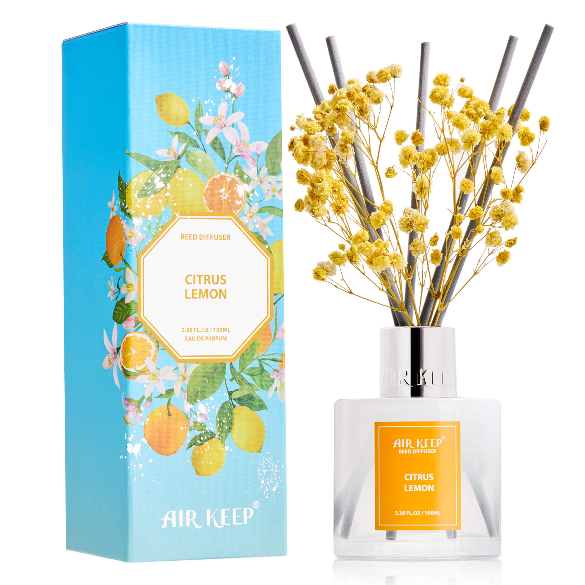 Airkeep Citrus Lemon Reed Diffuser