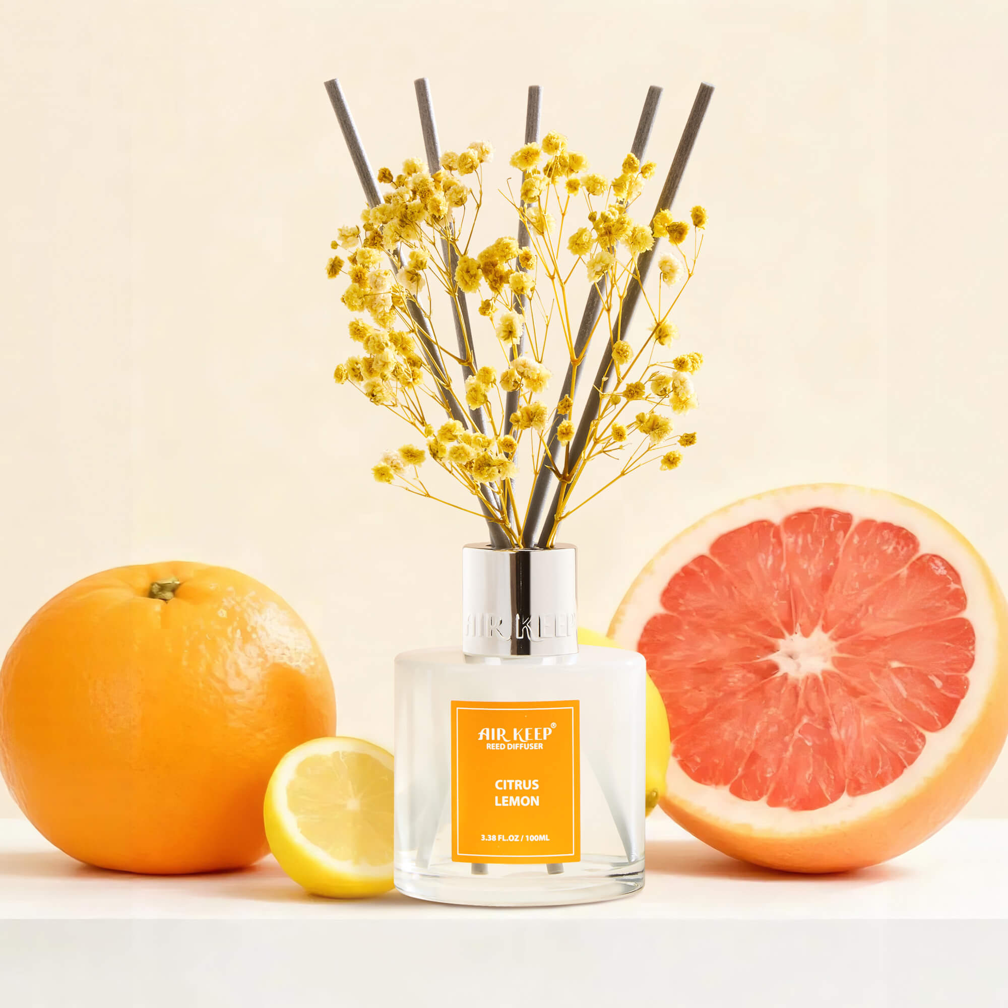 Airkeep Citrus Lemon Reed Diffuser